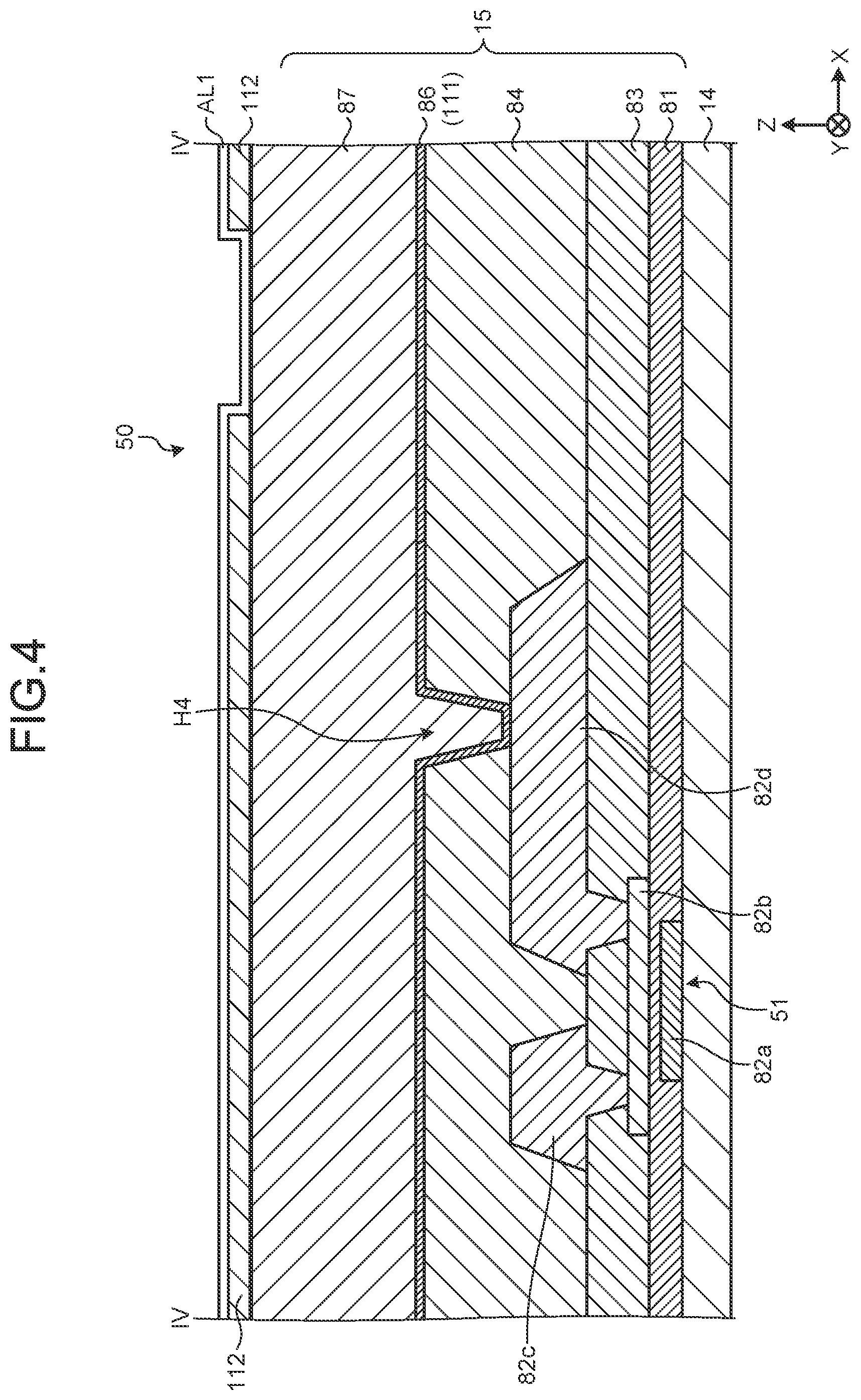 Patent US12174500 Figure 4 – Display device