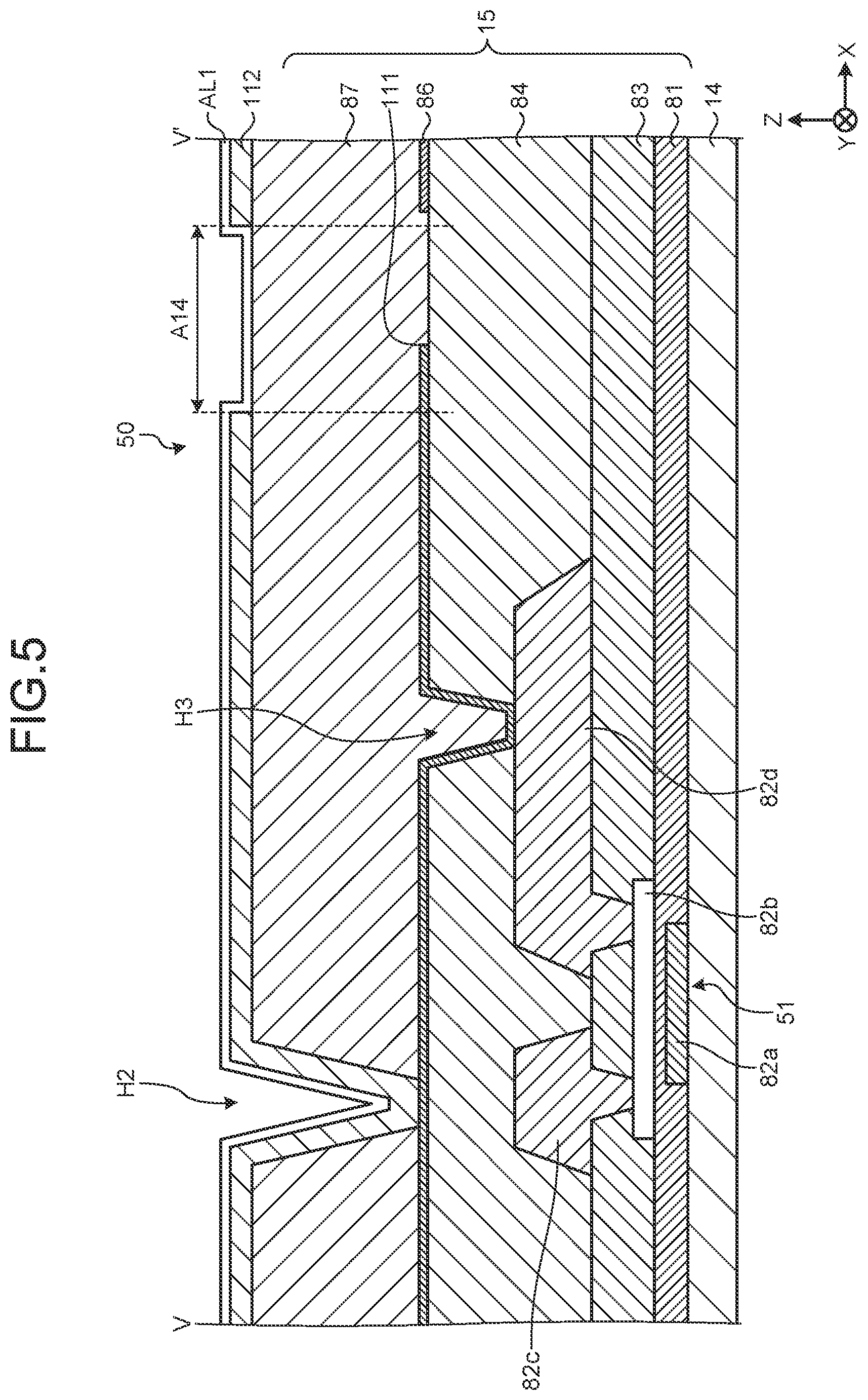 Patent US12174500 Figure 5 – Display device