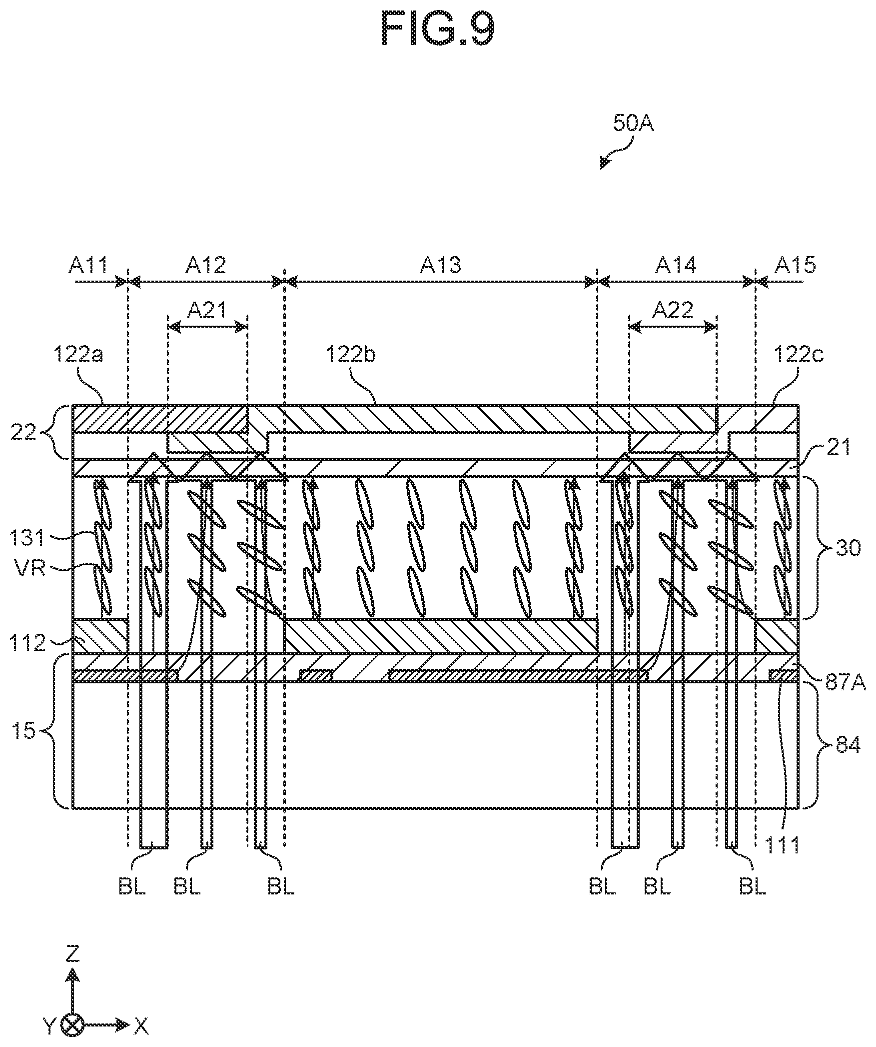 Patent US12174500 Figure 9 – Display device