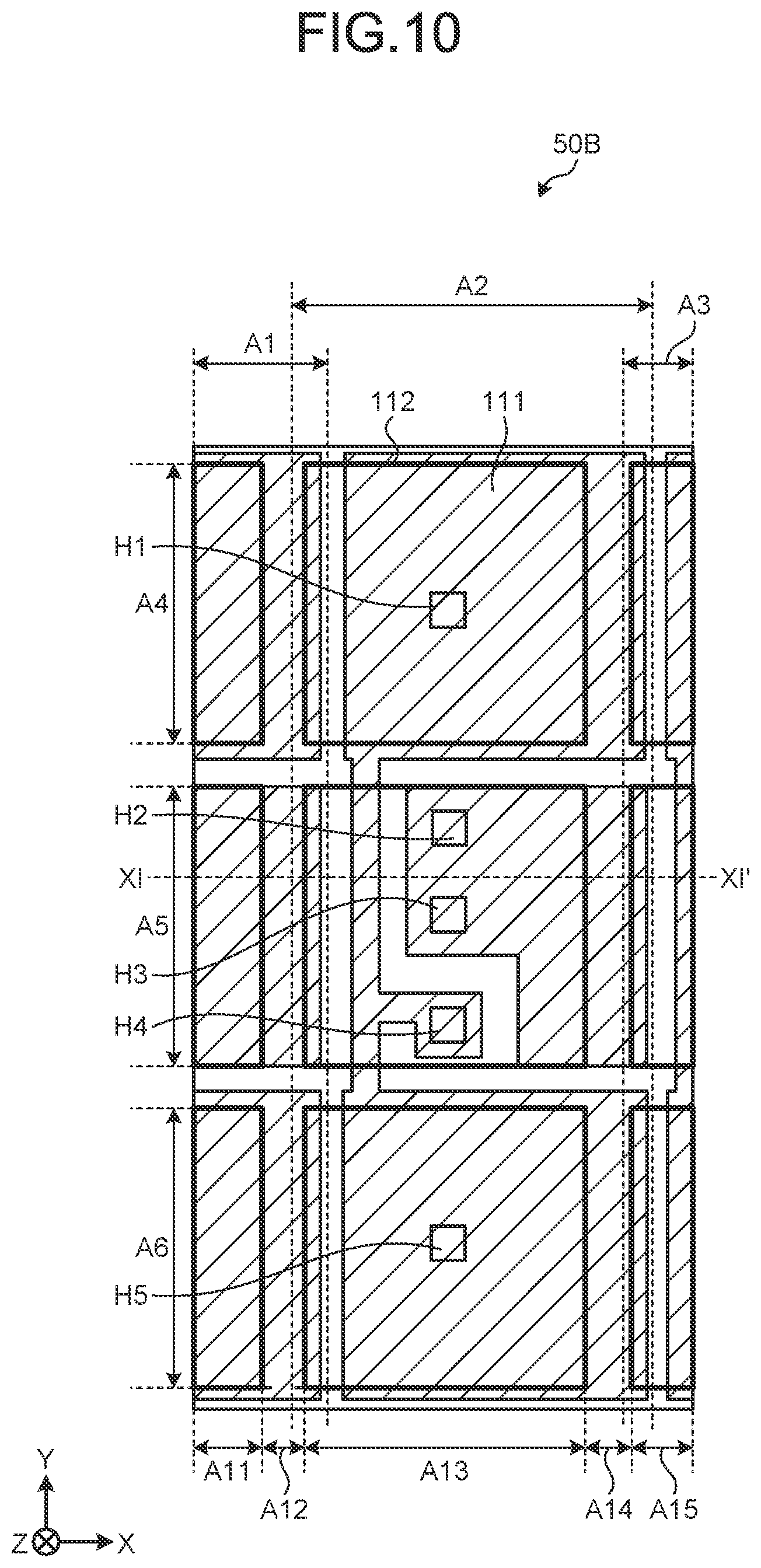 Patent US12174500 Figure 10 – Display device