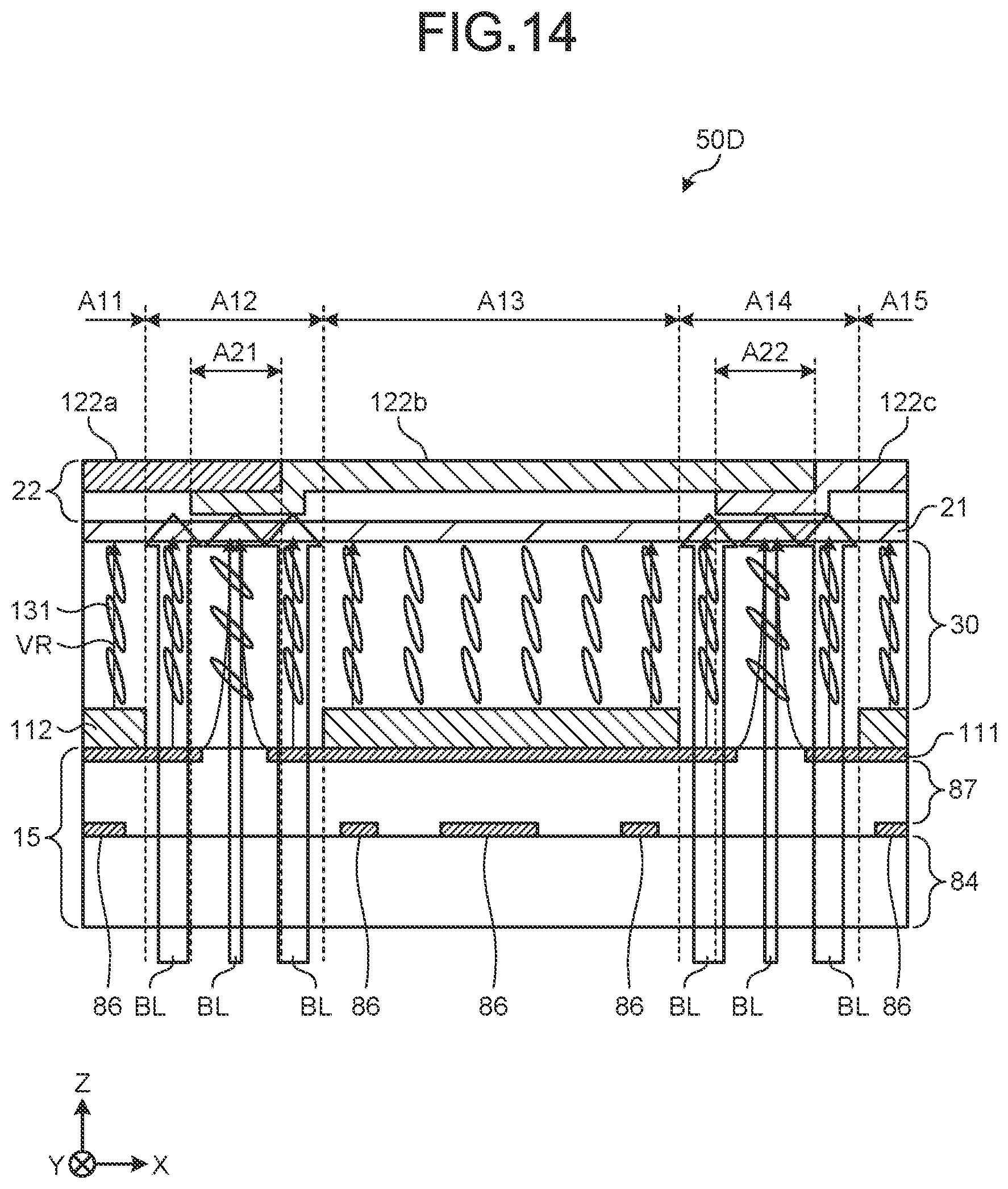 Patent US12174500 Figure 14 – Display device