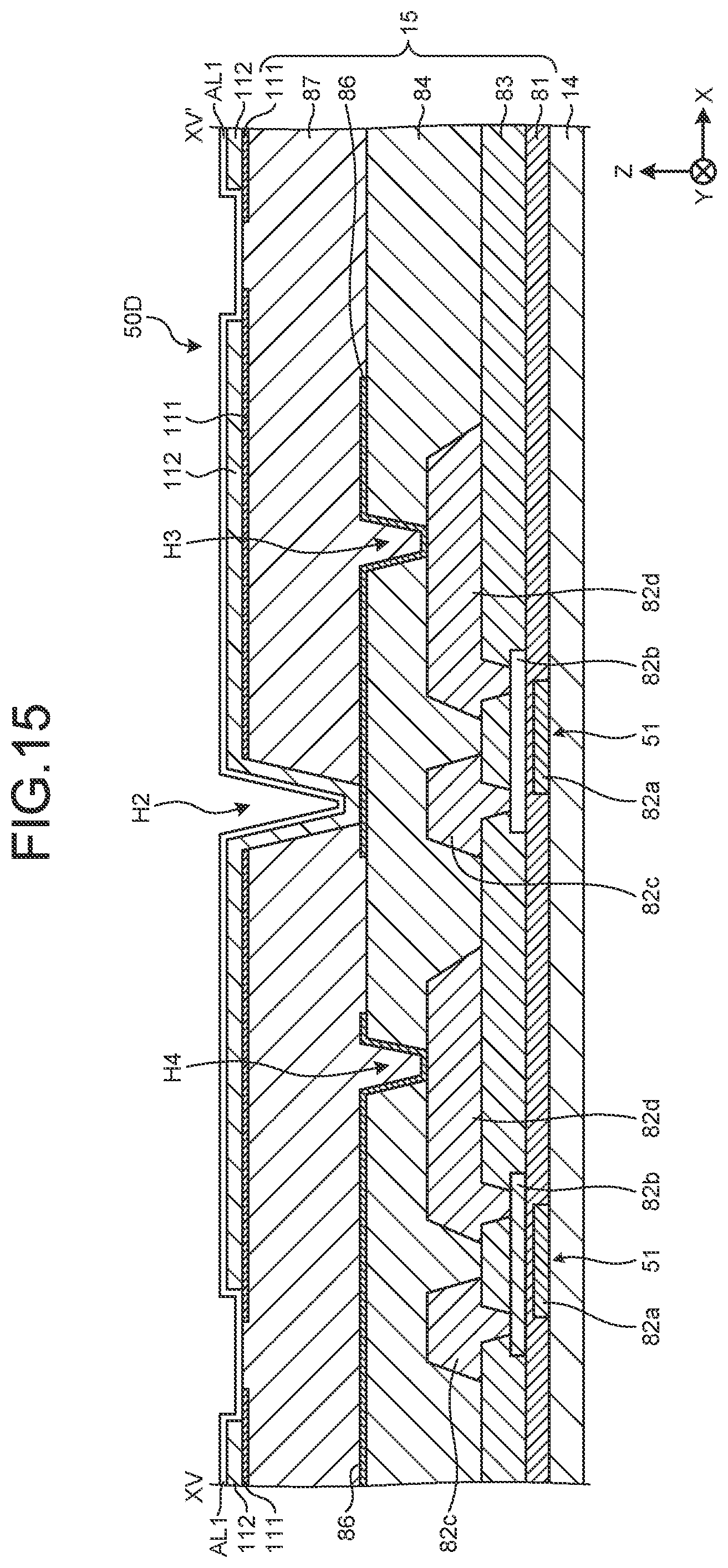 Patent US12174500 Figure 15 – Display device