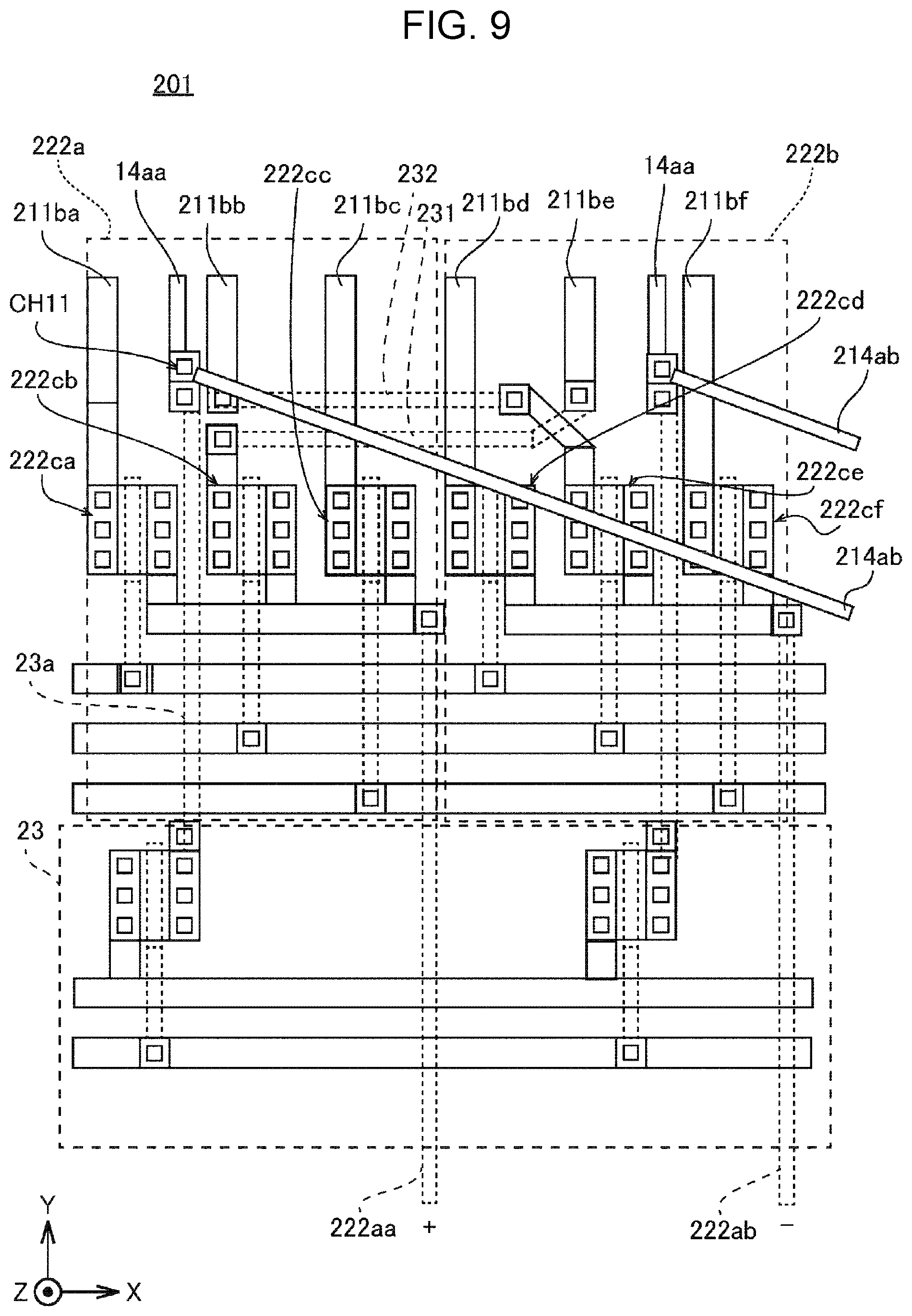 Patent US12174502 Figure 8 – Active-matrix substrate, display device and touch panel