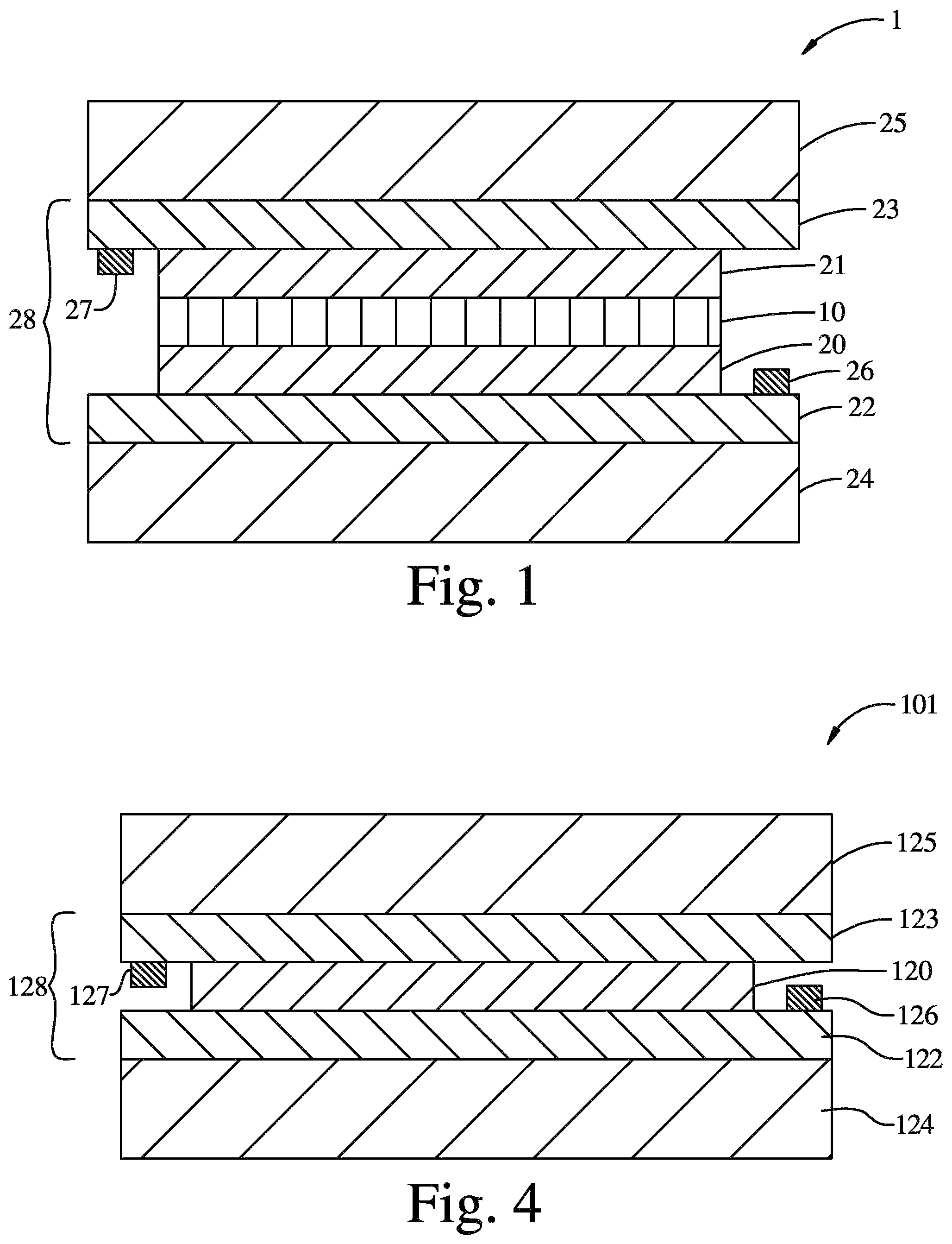 Patent US12174508 Figure 1 – Electrochromic multi-layer devices with spatially coordinated switching