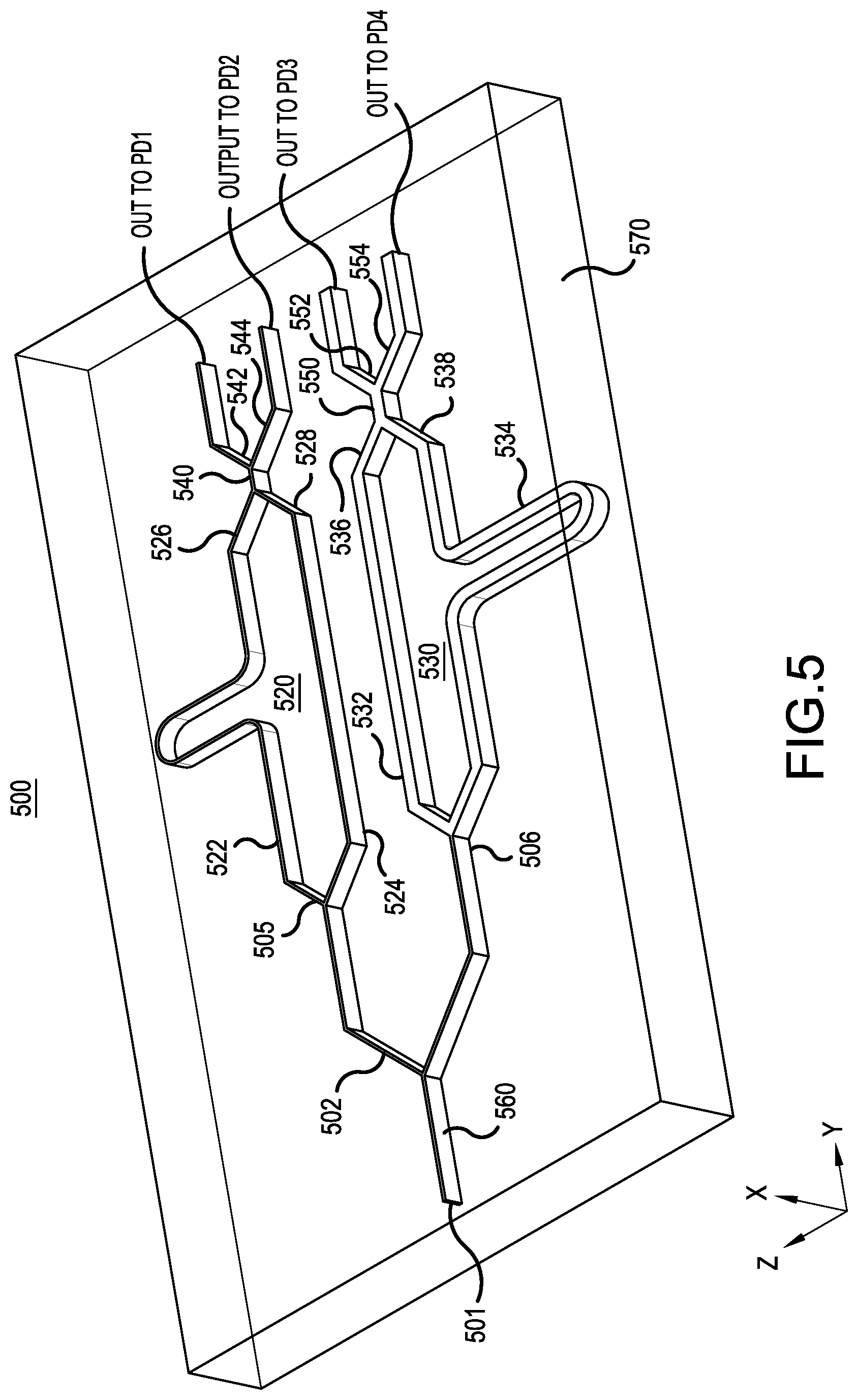 Patent US12174509 Figure 5 – Optical wavemeter