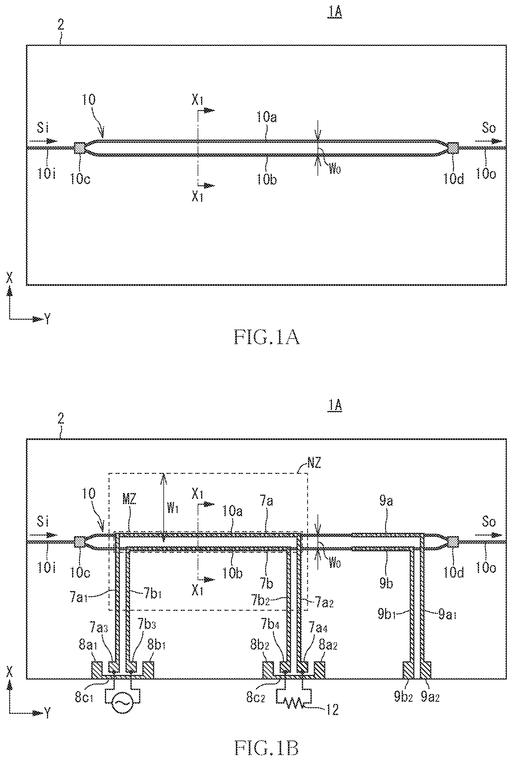 Patent US12174510 Figure 1 – Optical modulation element