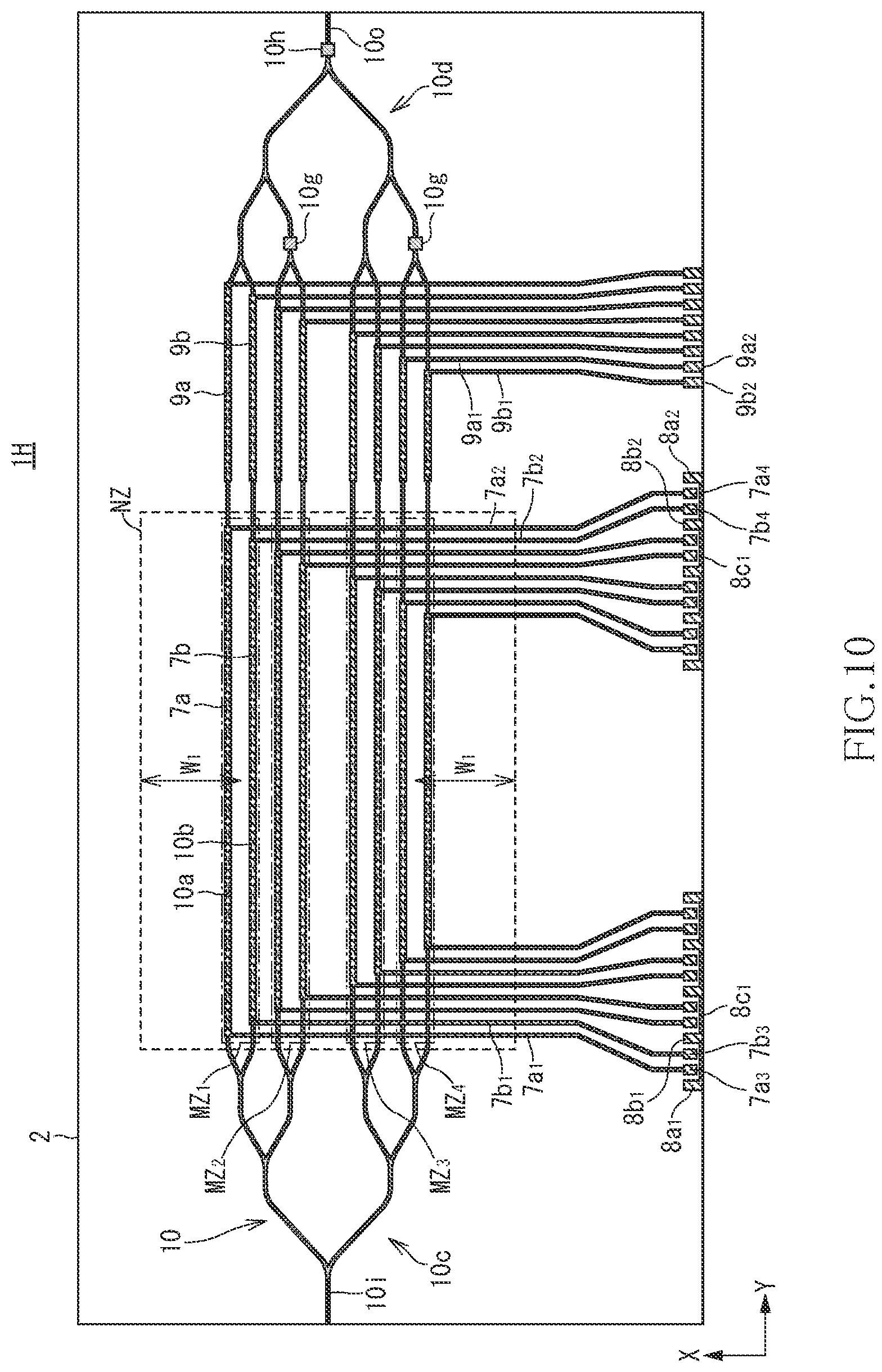 Patent US12174510 Figure 10 – Optical modulation element