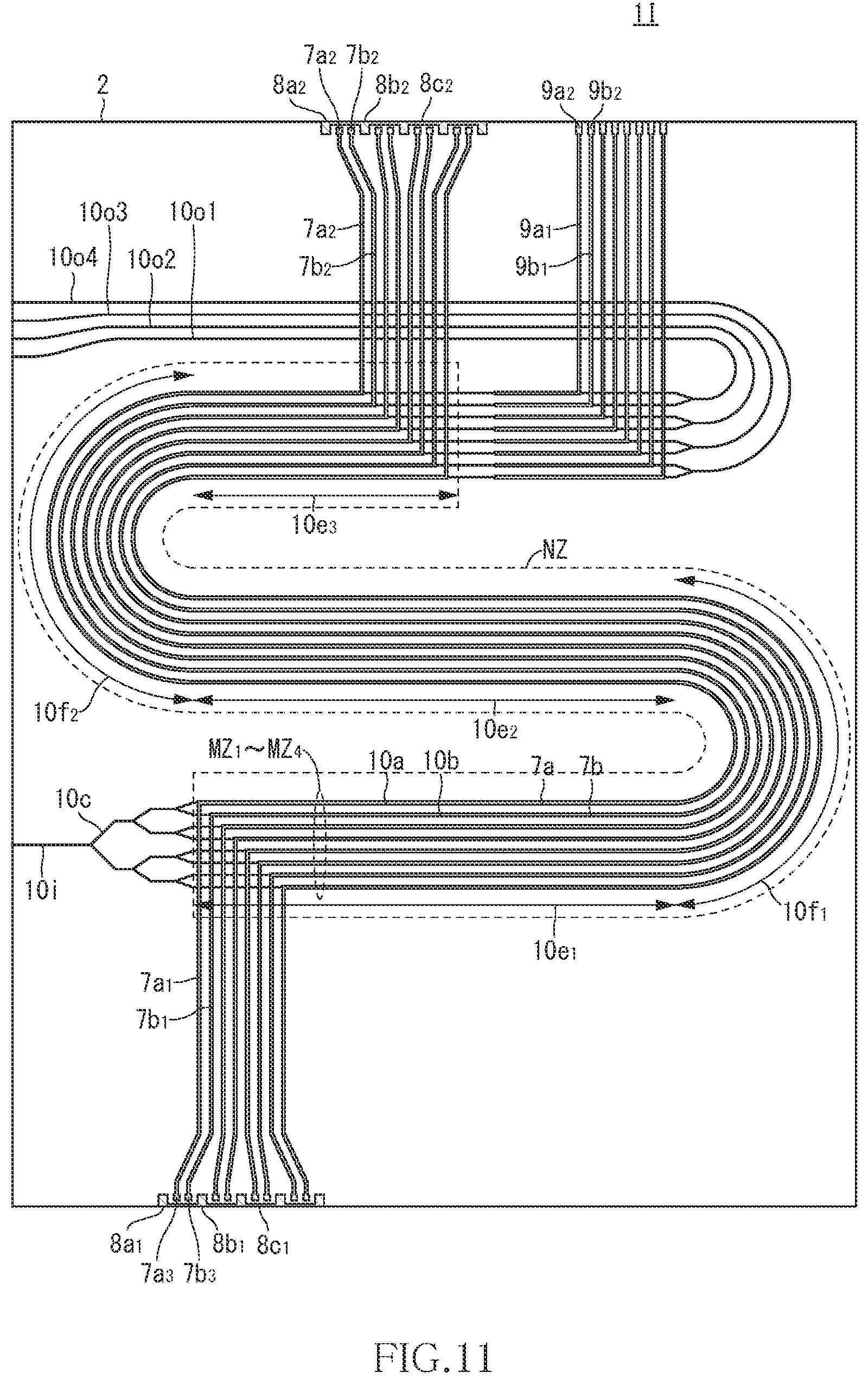 Patent US12174510 Figure 11 – Optical modulation element