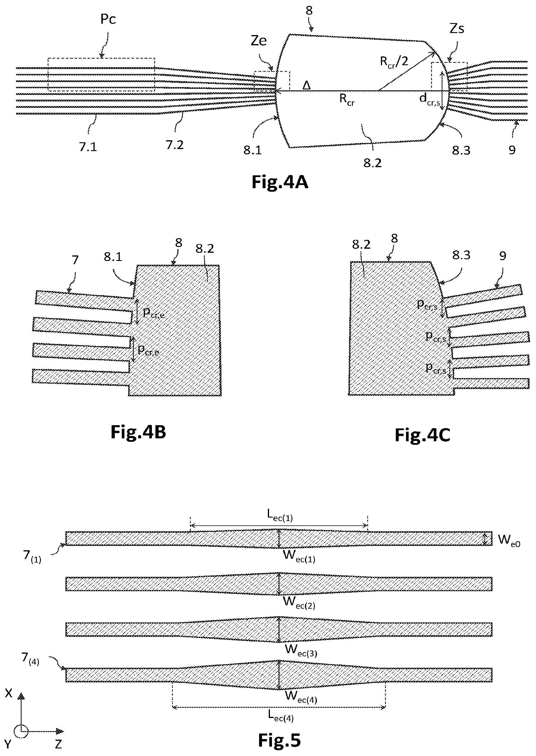 Patent US12174514 Figure 4 – Optoelectronic transmitter with phased array antenna comprising an integrated control device