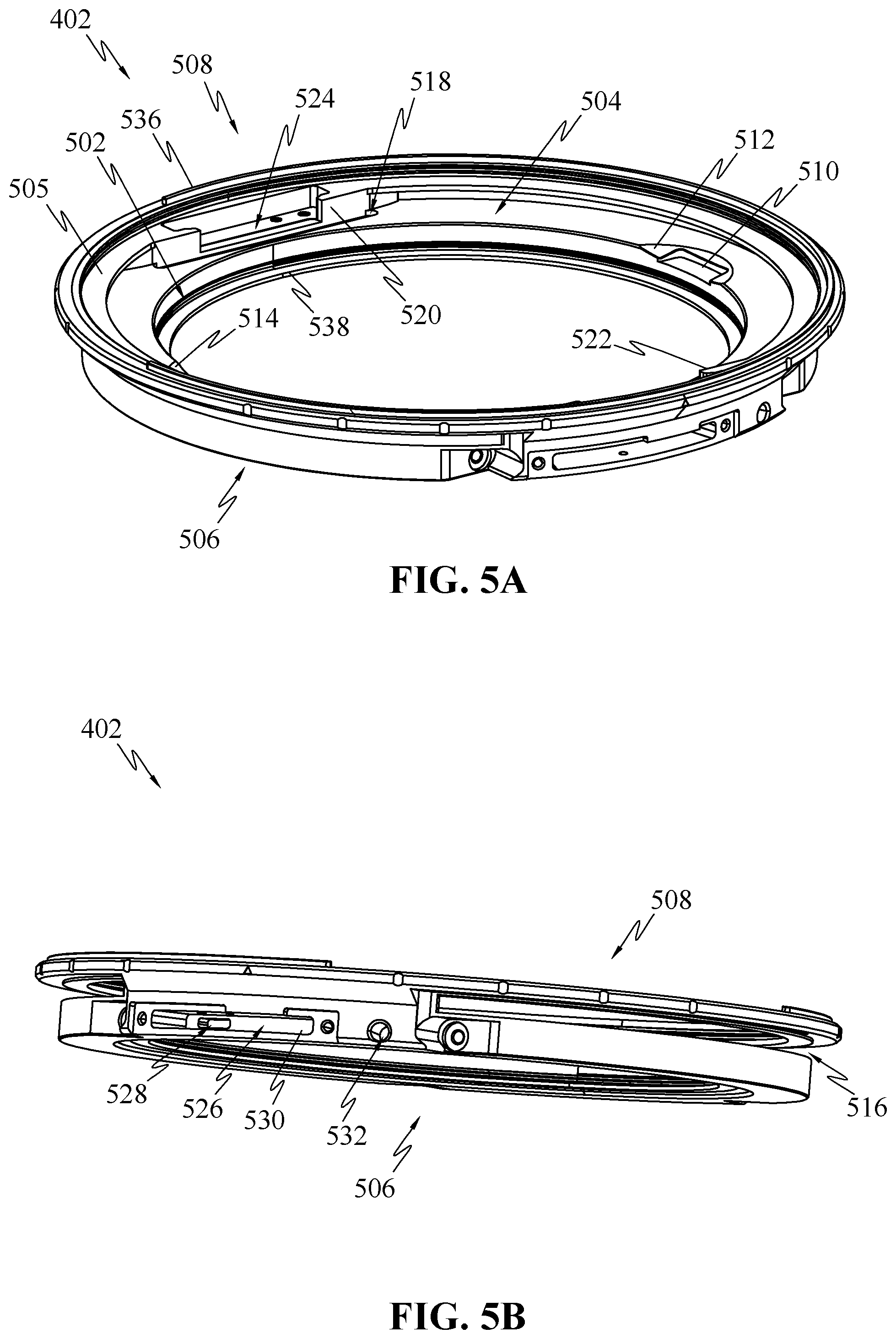 Patent US12174516 Figure 5 – Filter mounting device for a camera