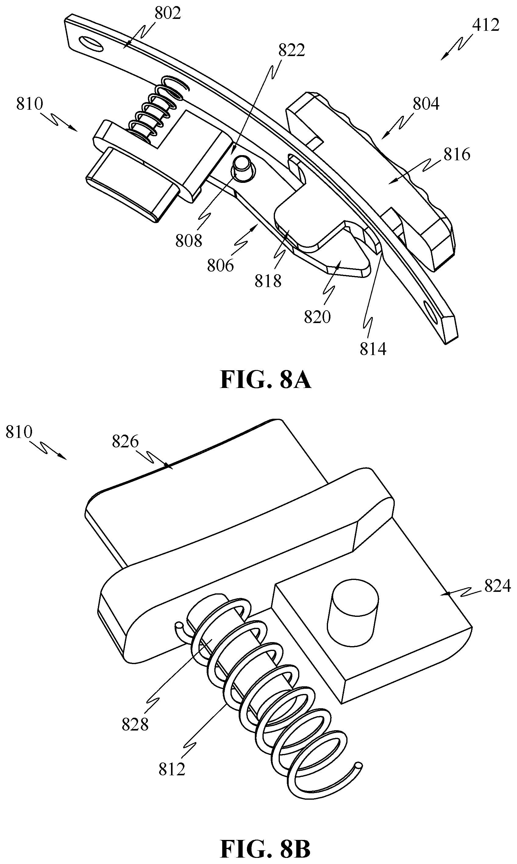 Patent US12174516 Figure 8 – Filter mounting device for a camera