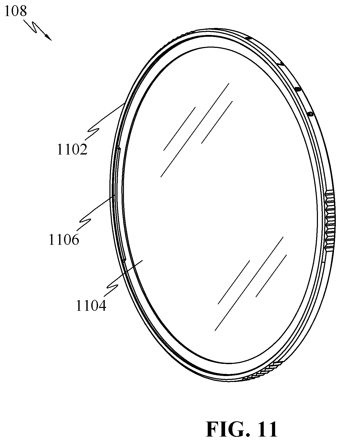 Patent US12174516 Figure 11 – Filter mounting device for a camera