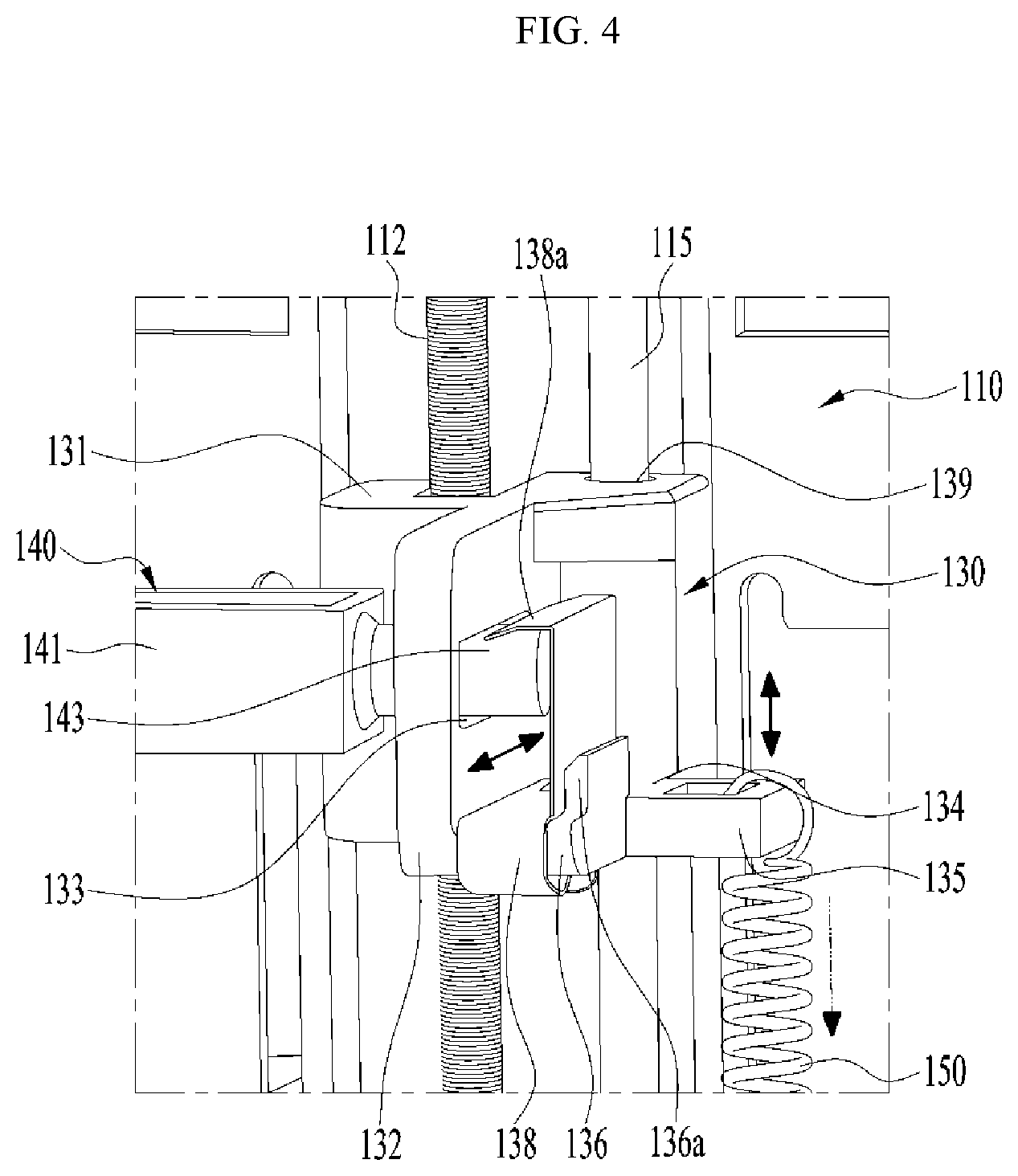 Patent US12174520 Figure 4 – Actuator module of vehicle head-up display