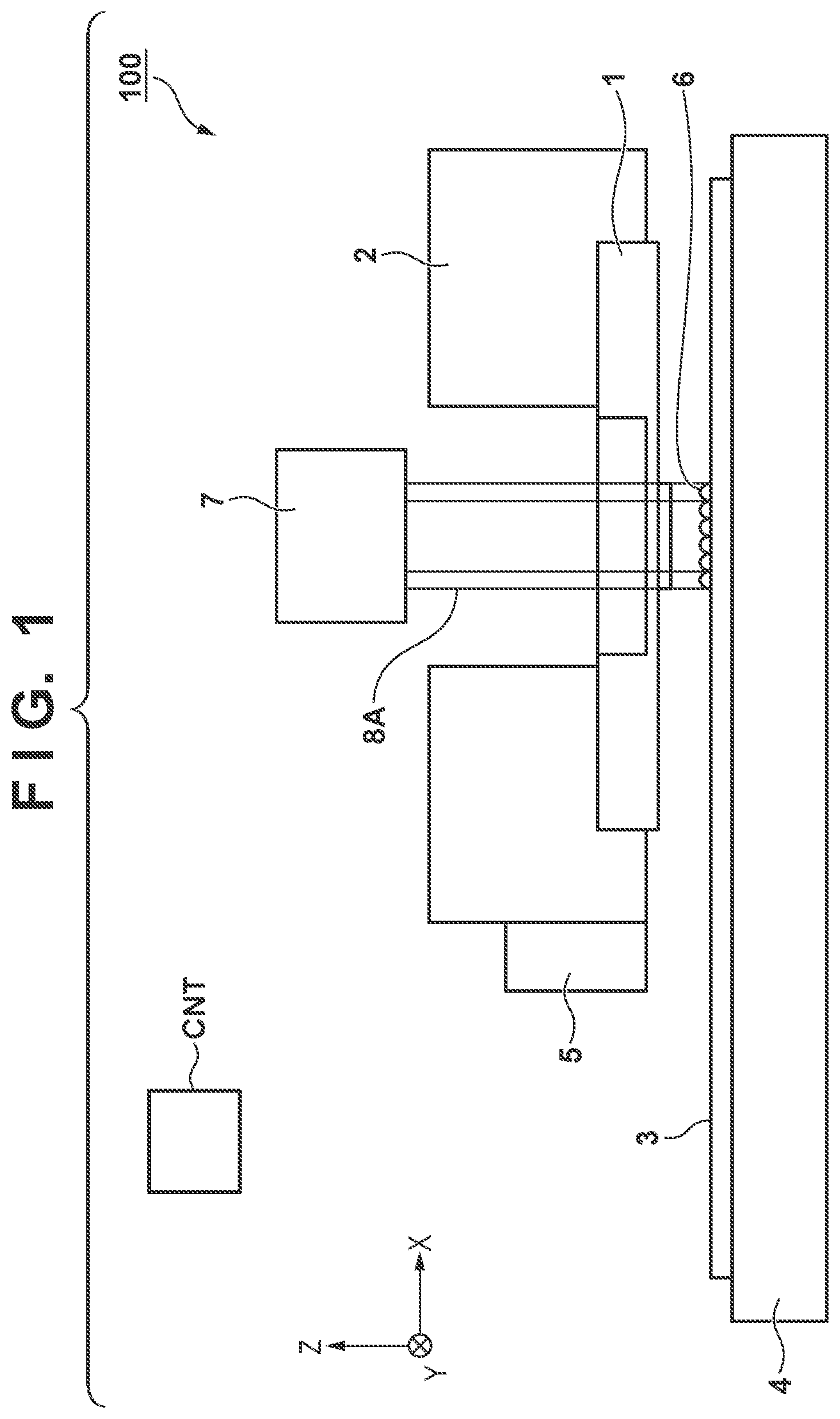 Patent US12174531 Figure 1 – Imprint apparatus, imprint method, and method of manufacturing article