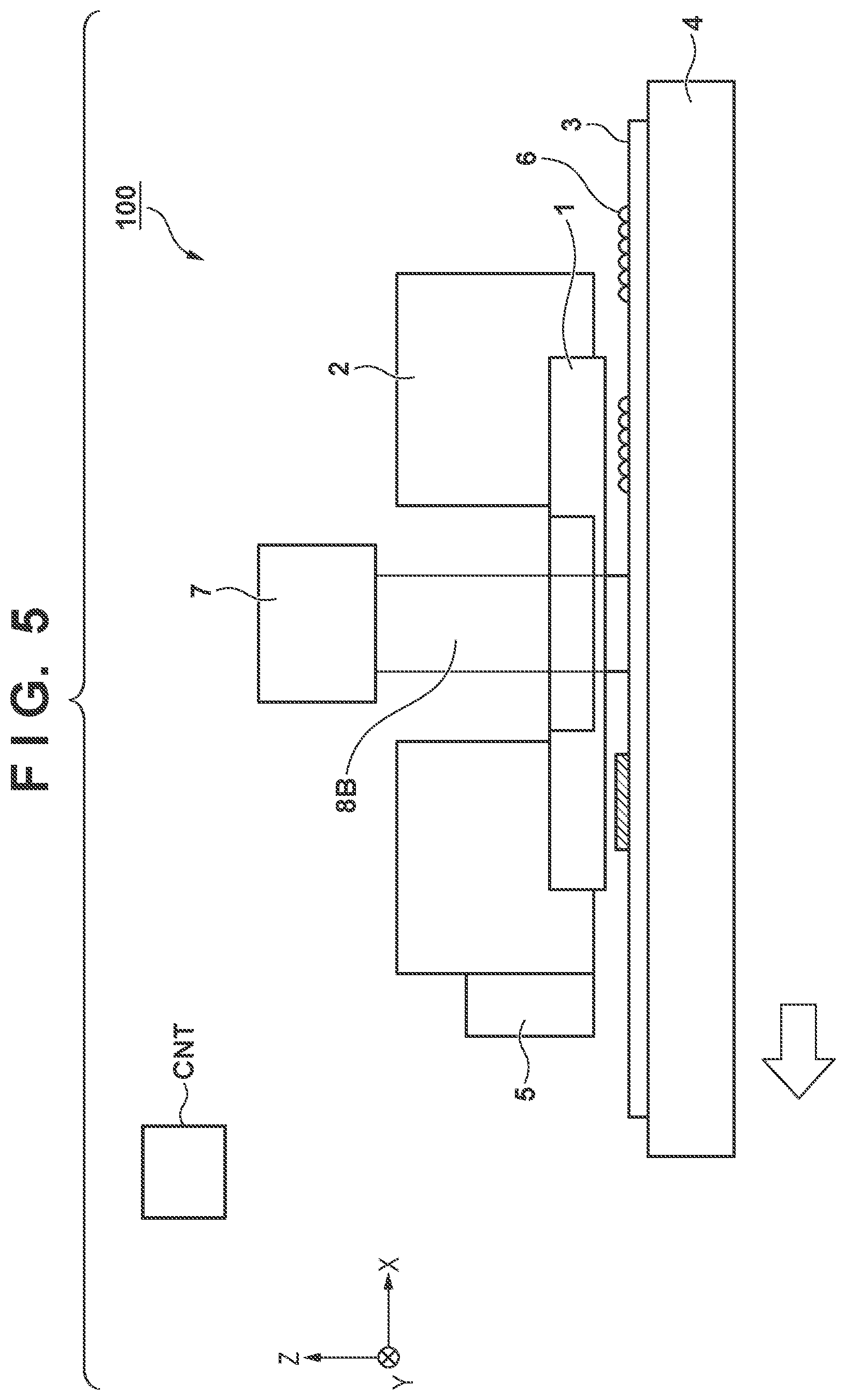 Patent US12174531 Figure 5 – Imprint apparatus, imprint method, and method of manufacturing article