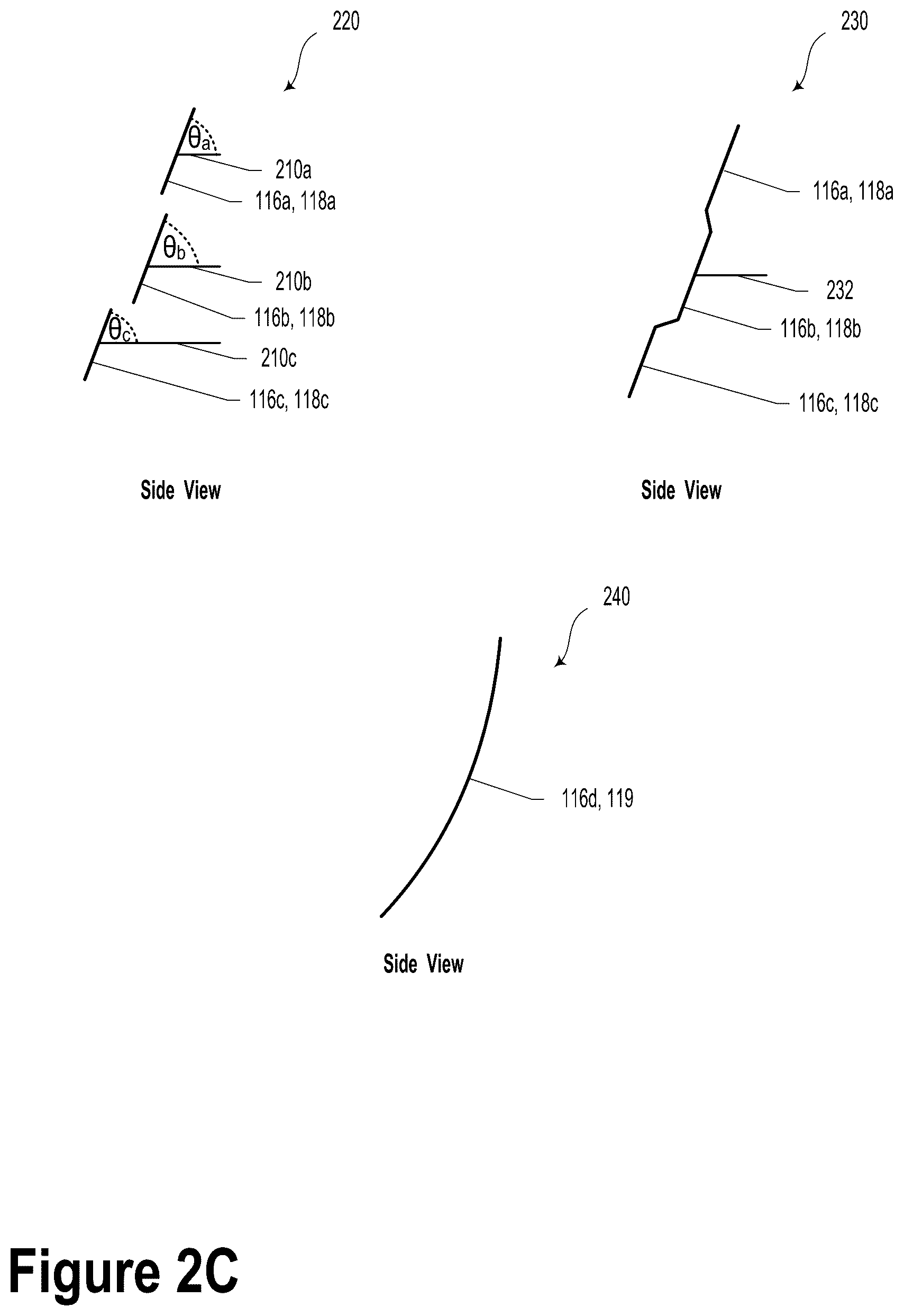 Patent US12174547 Figure 4 – Non-telecentric light guide elements