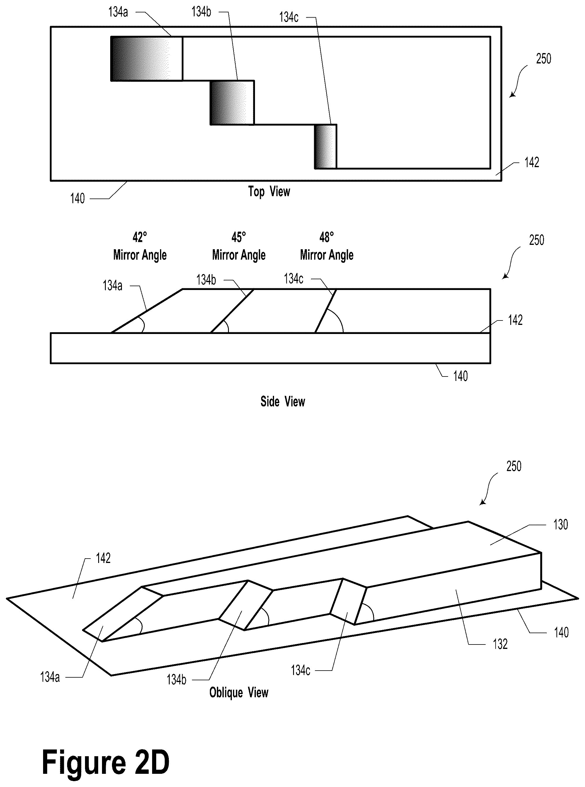 Patent US12174547 Figure 5 – Non-telecentric light guide elements