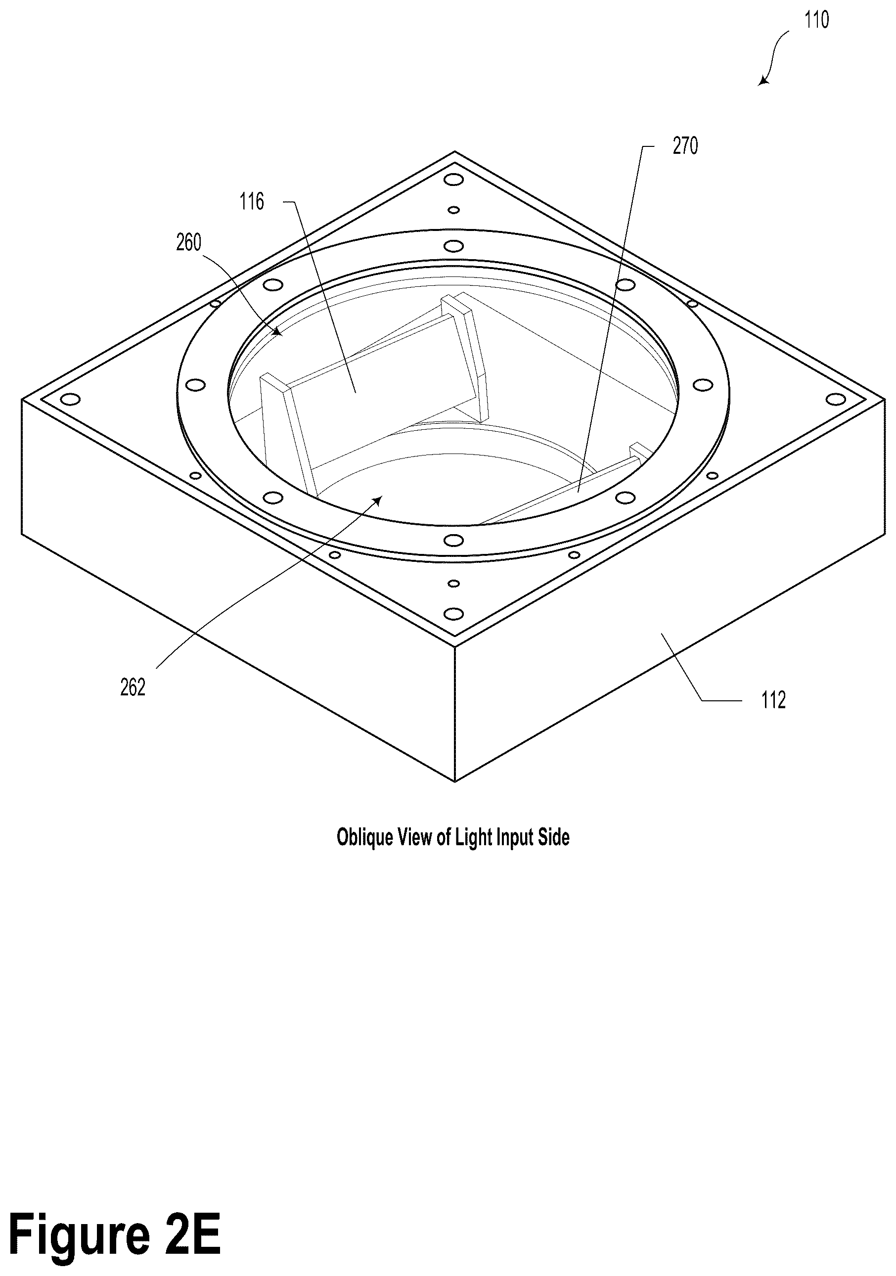 Patent US12174547 Figure 6 – Non-telecentric light guide elements