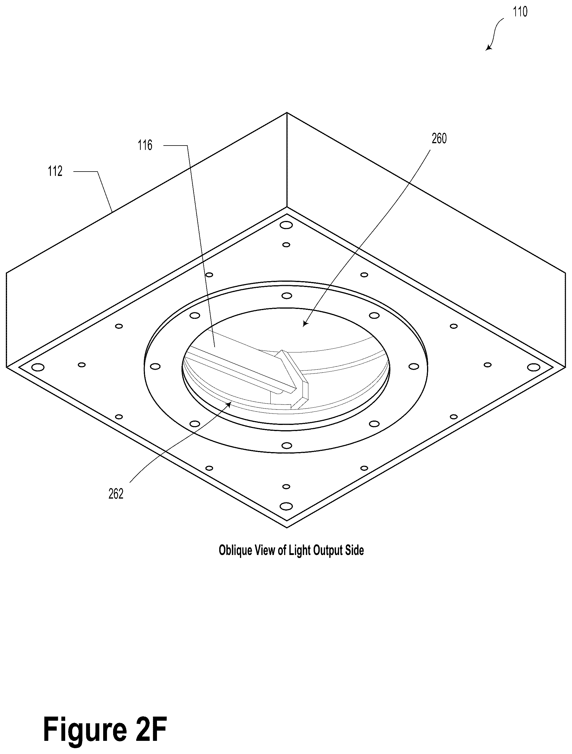 Patent US12174547 Figure 7 – Non-telecentric light guide elements