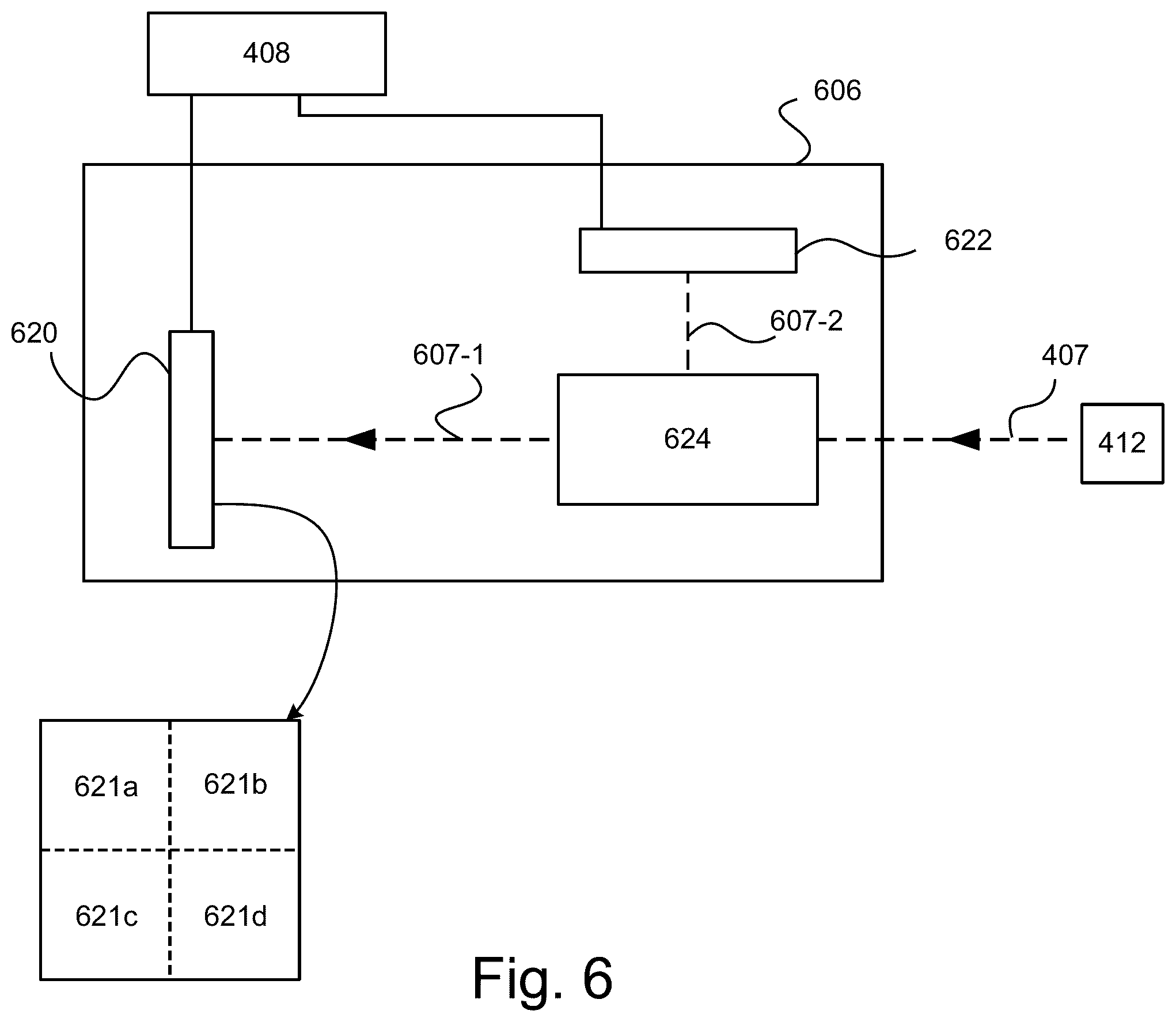 Patent US12174550 Figure 6 – Calibration system for an extreme ultraviolet light source