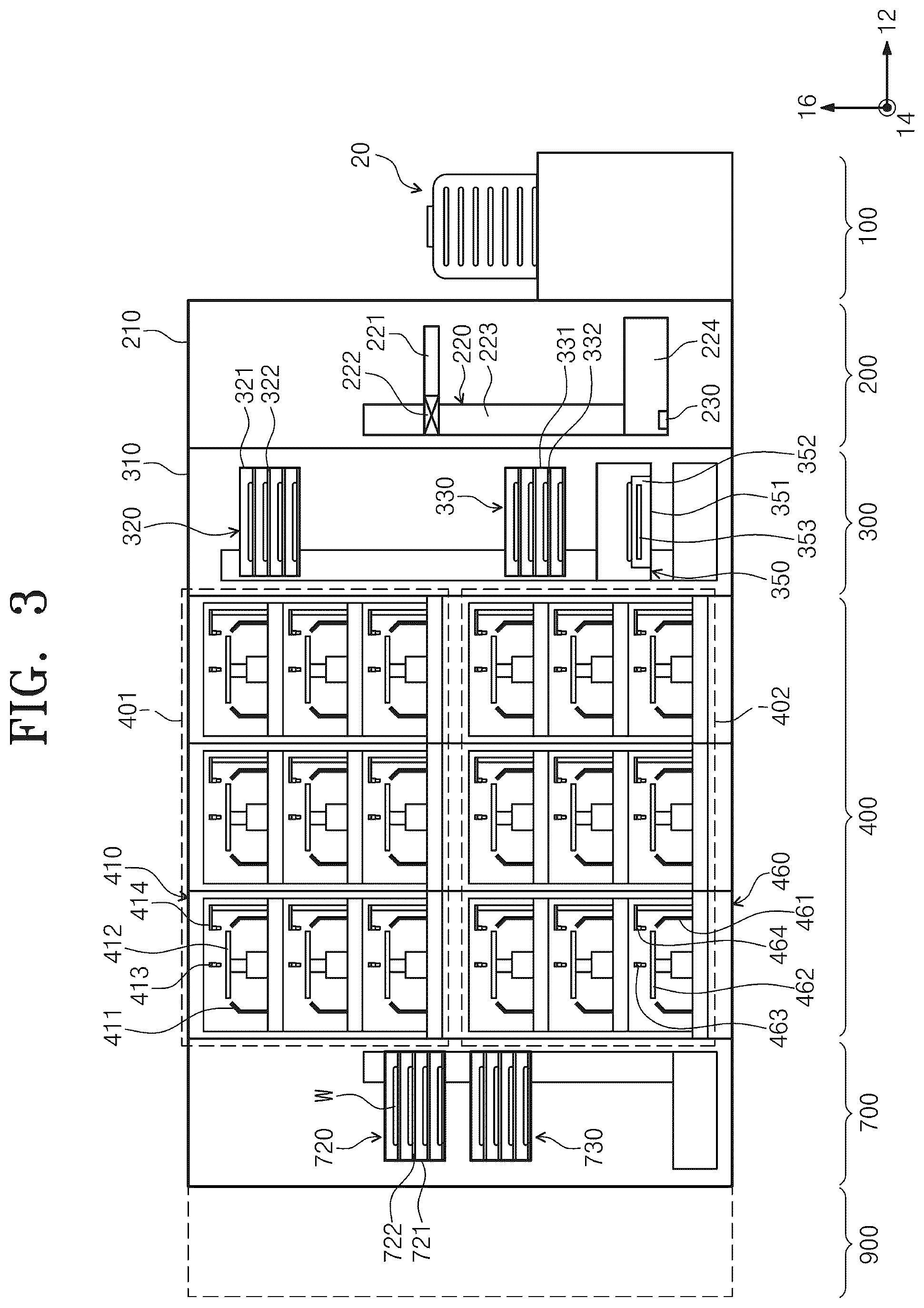 Patent US12174553 Figure 3 – Support unit, bake apparatus and substrate treating apparatus including the same
