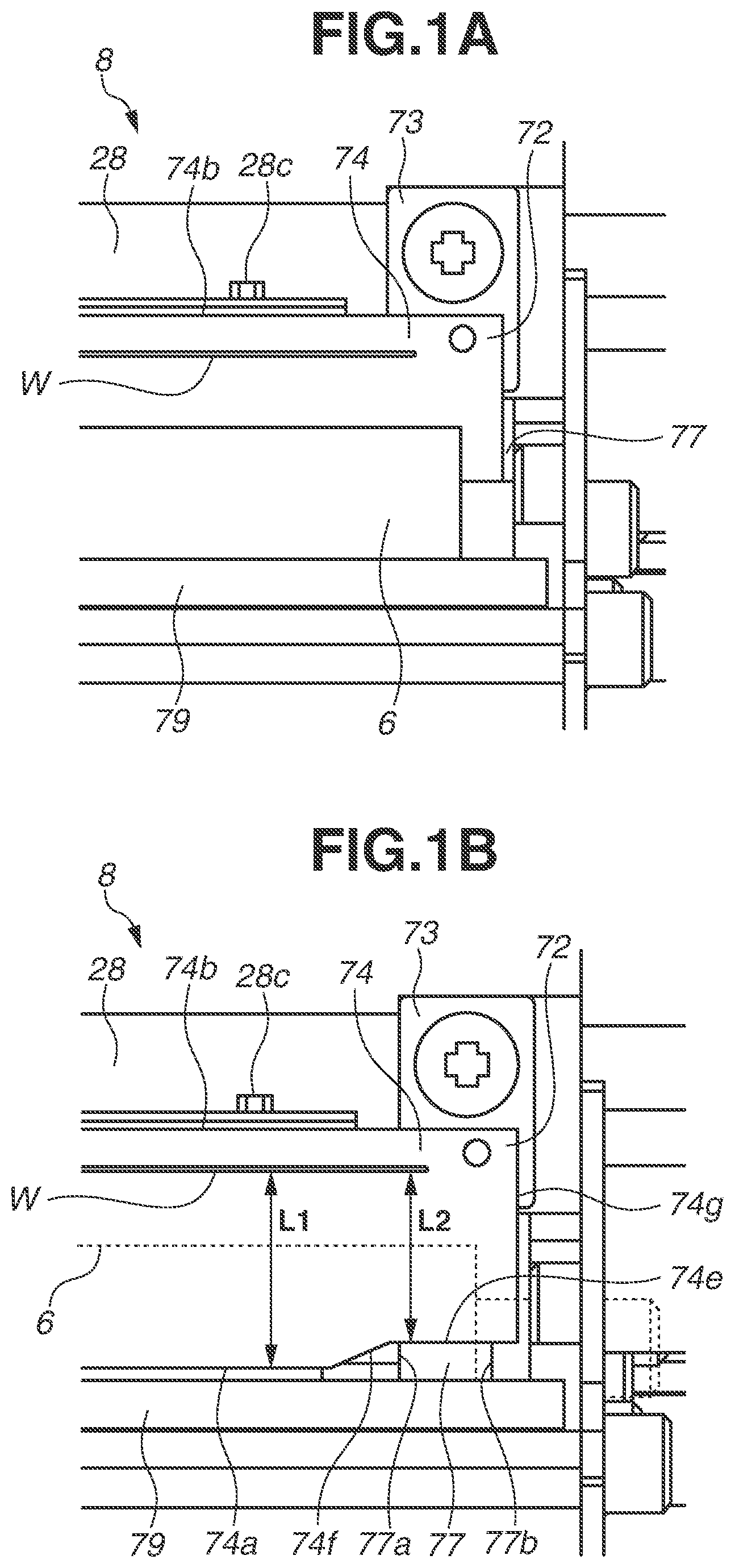 Patent US12174555 Figure 1 – Developing device