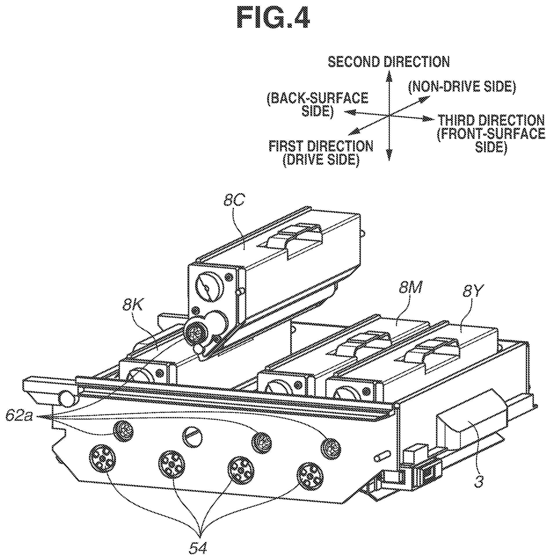 Patent US12174555 Figure 4 – Developing device