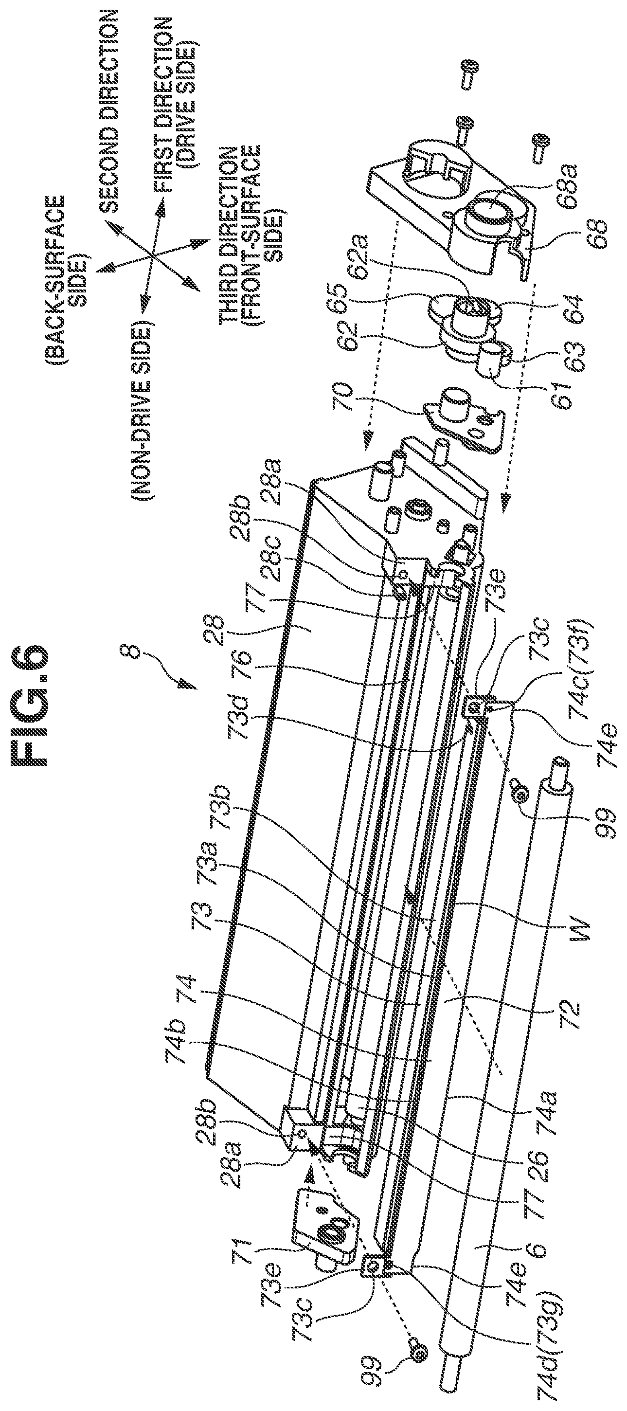 Patent US12174555 Figure 6 – Developing device