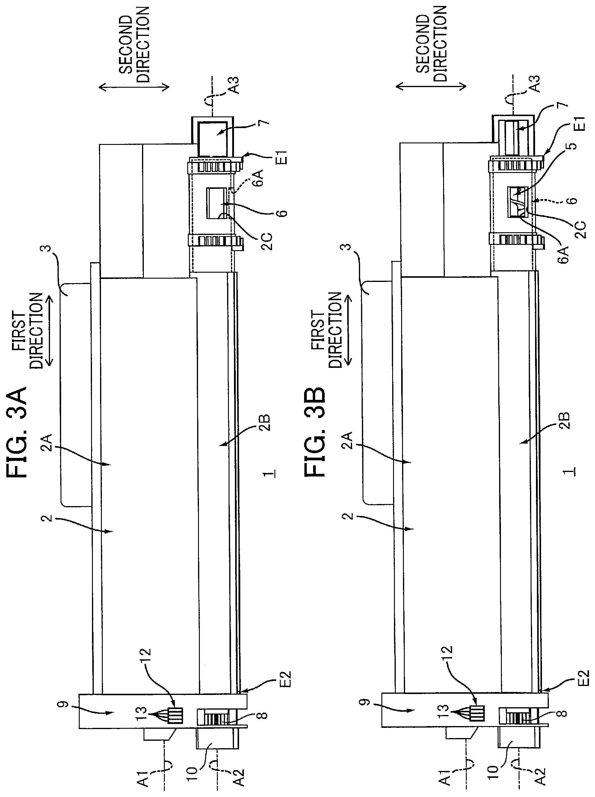 Patent US12174559 Figure 3 – Toner cartridge having electrical contact surface that can contact electrical contact surface of drum cartridge in accordance with pivotal movement of casing