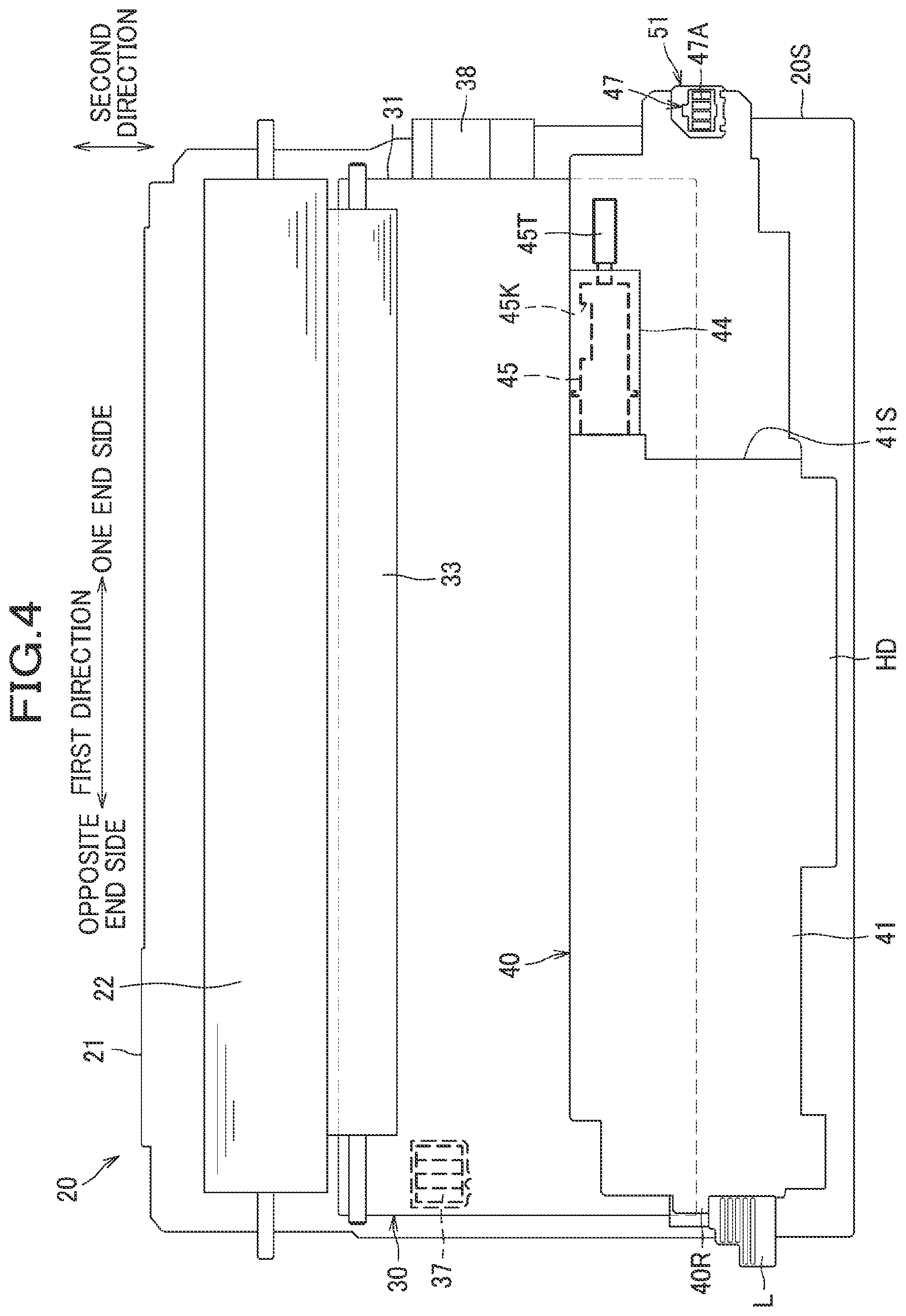 Patent US12174560 Figure 4 – Toner cartridge and drum cartridge