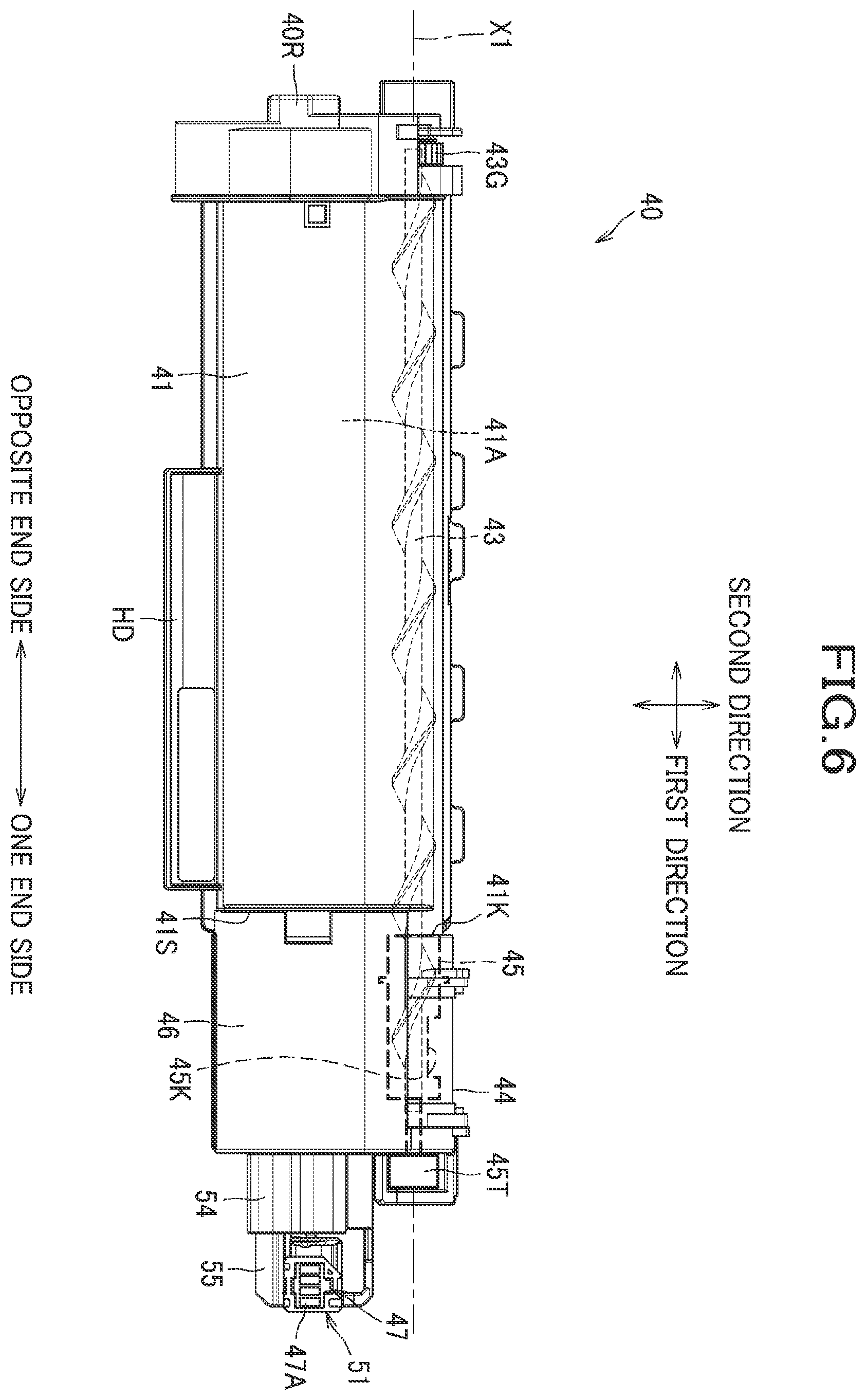Patent US12174560 Figure 6 – Toner cartridge and drum cartridge