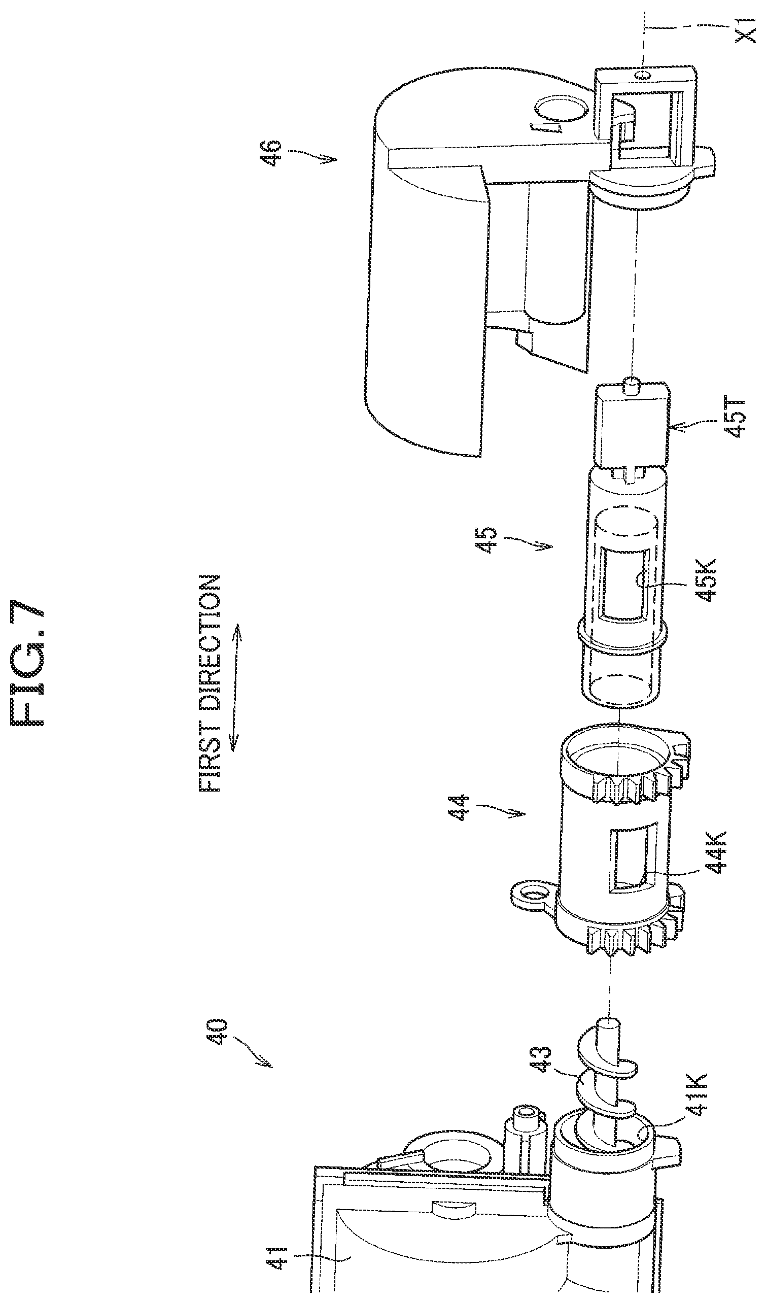 Patent US12174560 Figure 7 – Toner cartridge and drum cartridge
