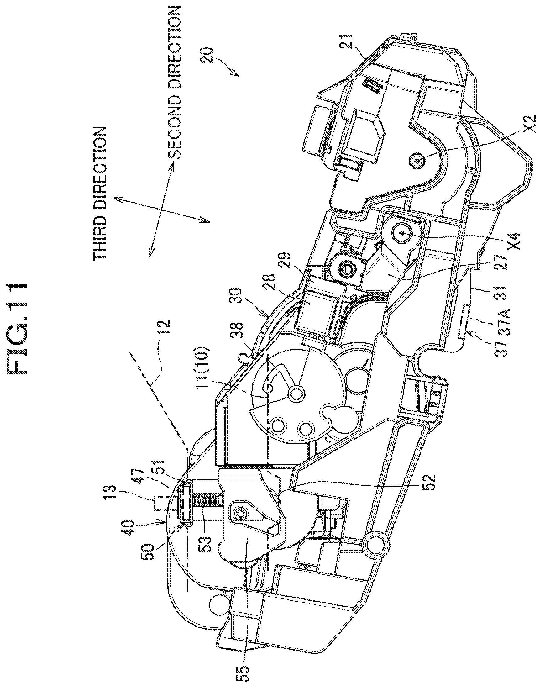 Patent US12174560 Figure 11 – Toner cartridge and drum cartridge