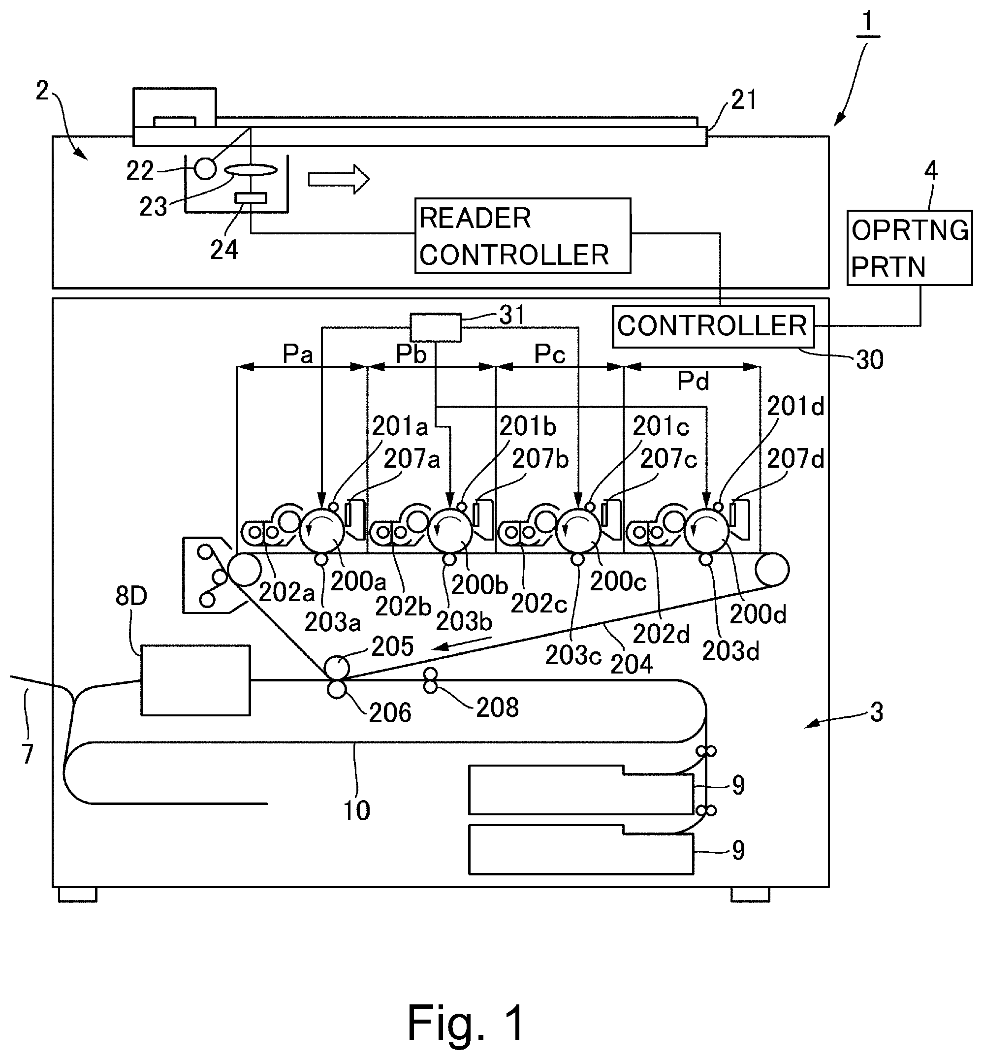 Patent US12174564 Figure 1 – Image forming apparatus