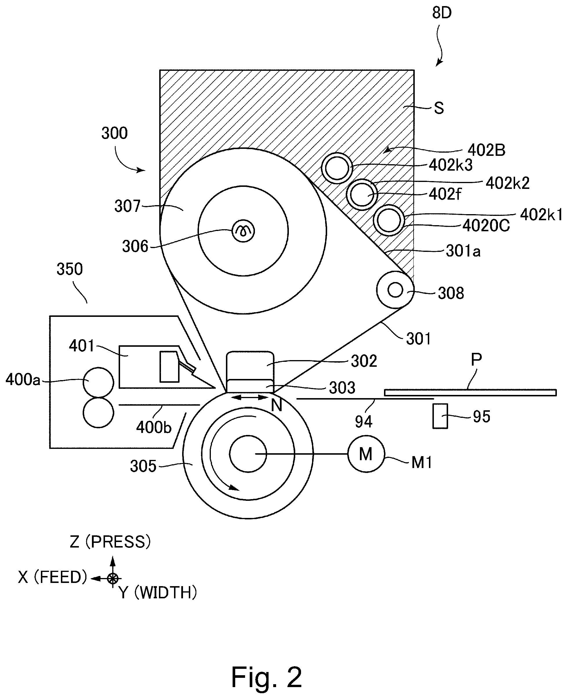 Patent US12174564 Figure 2 – Image forming apparatus
