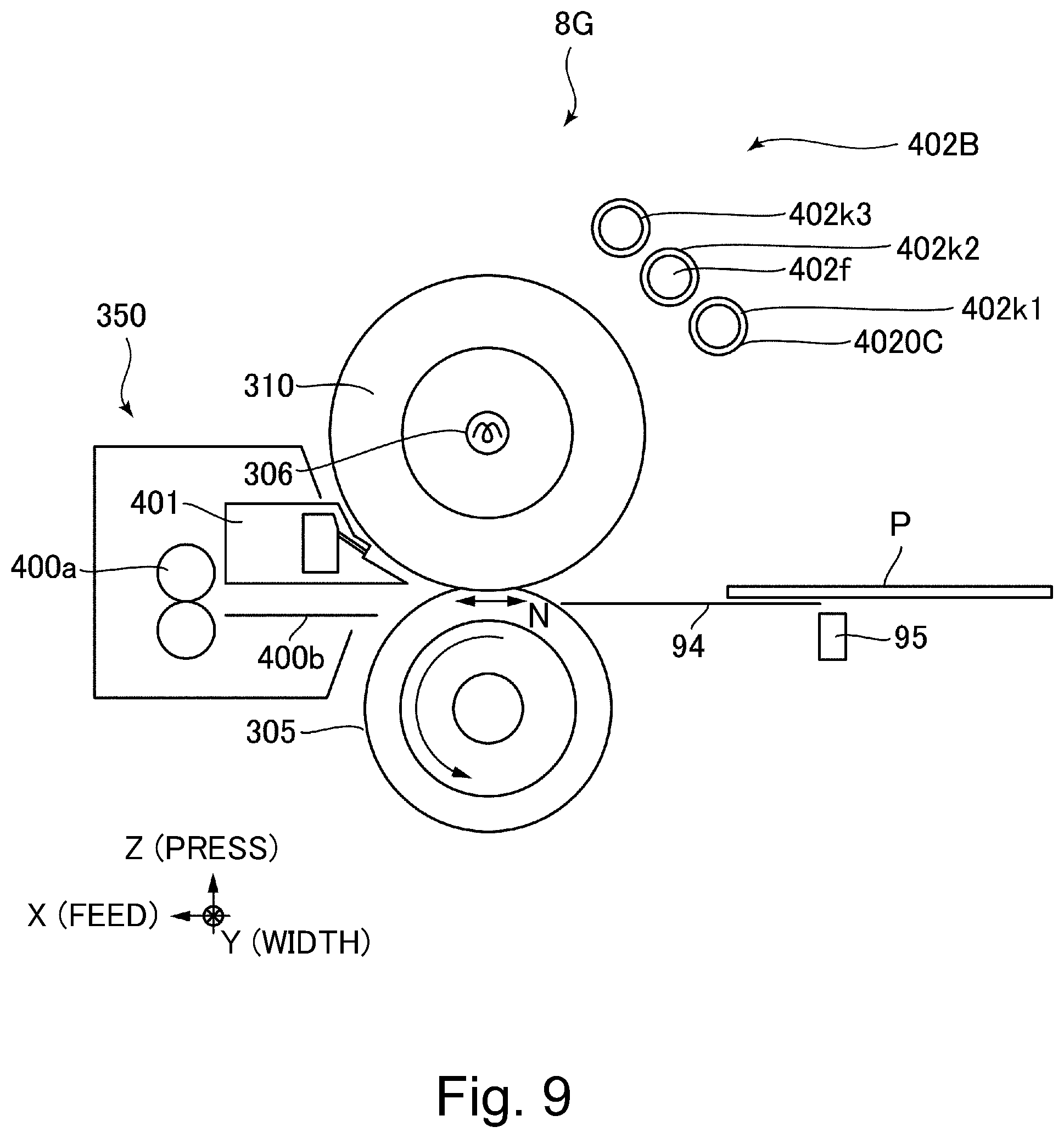 Patent US12174564 Figure 9 – Image forming apparatus