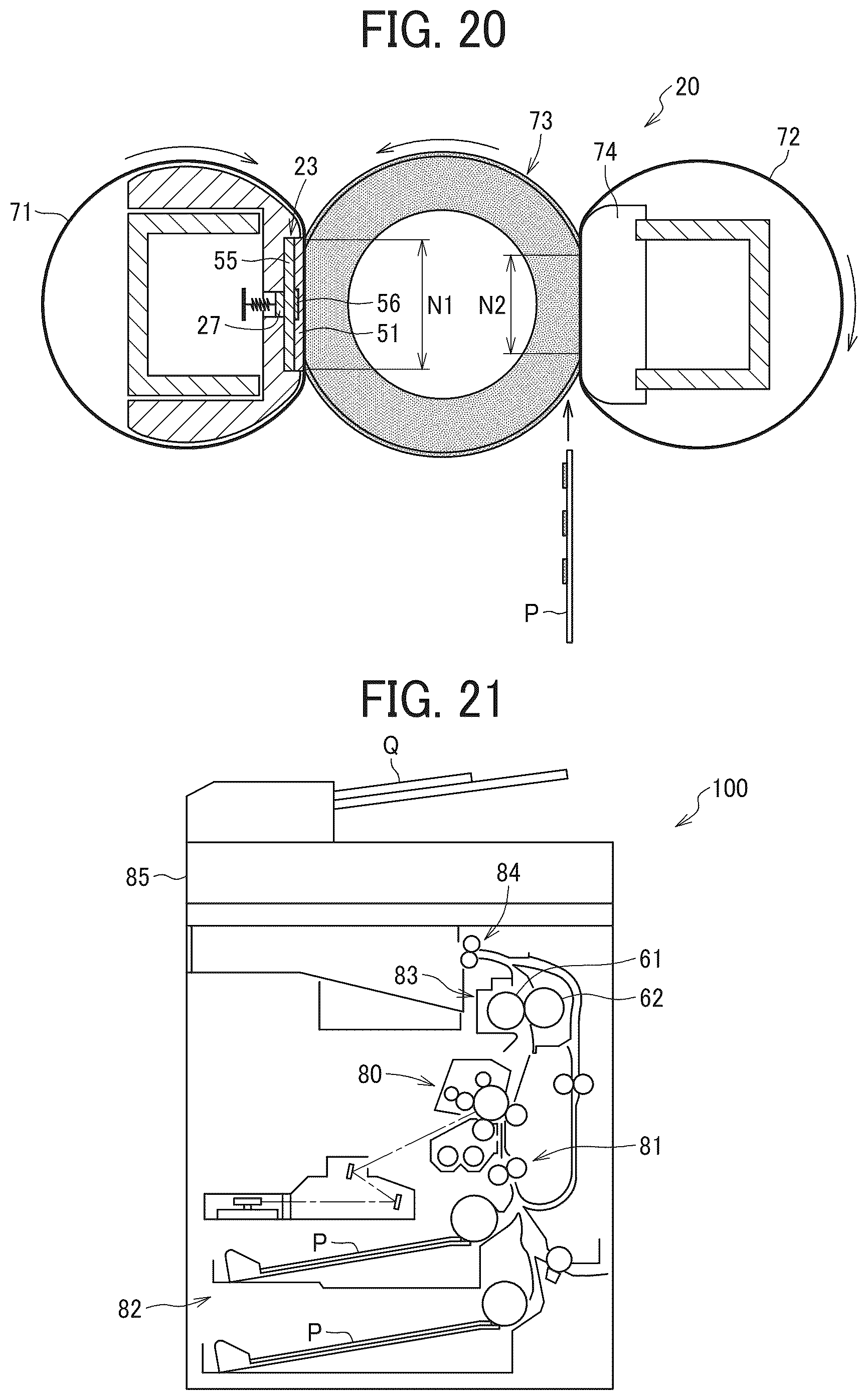 Patent US12174565 Figure 10 – Heating device, fixing device, and image forming apparatus with a single sheet sensor