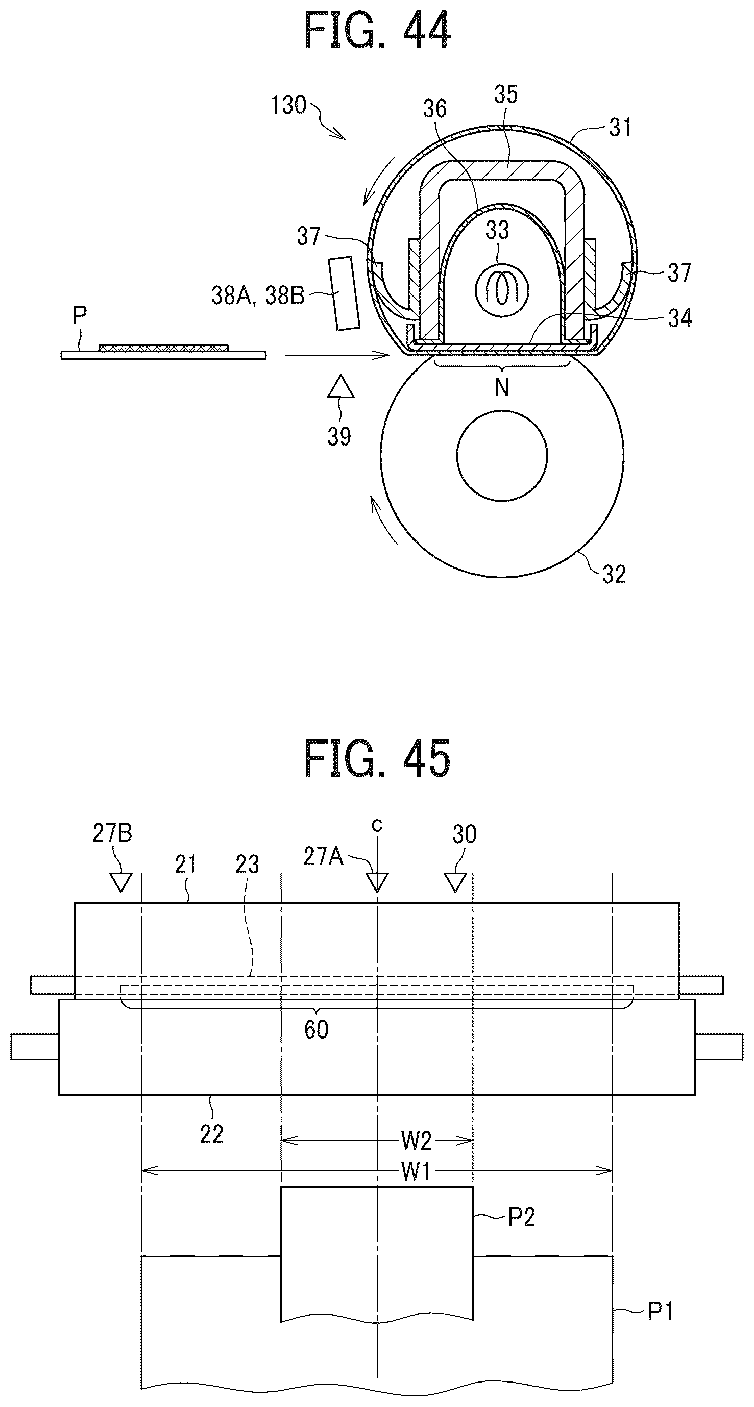 Patent US12174565 Figure 19 – Heating device, fixing device, and image forming apparatus with a single sheet sensor