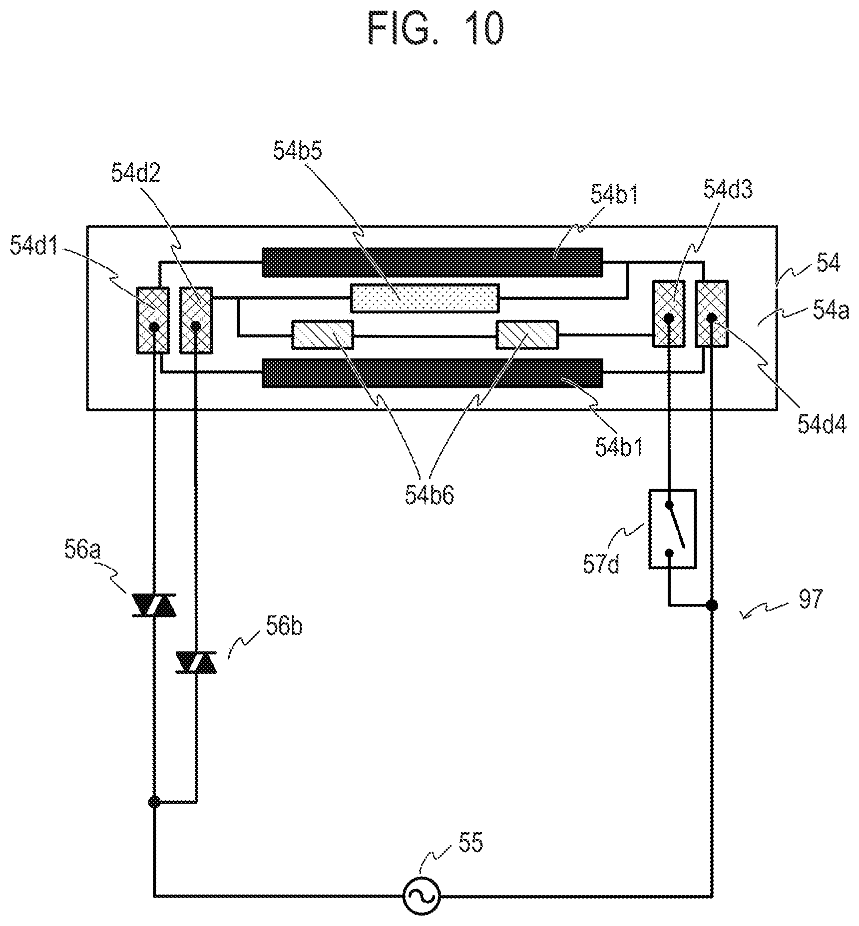 Patent US12174566 Figure 10 – Heating apparatus including a plurality of heat generation members, fixing apparatus, and image forming apparatus