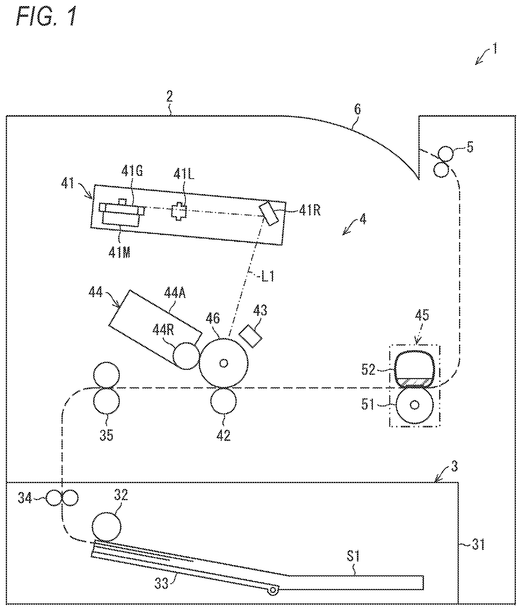 Patent US12174570 Figure 1 – Fixing unit