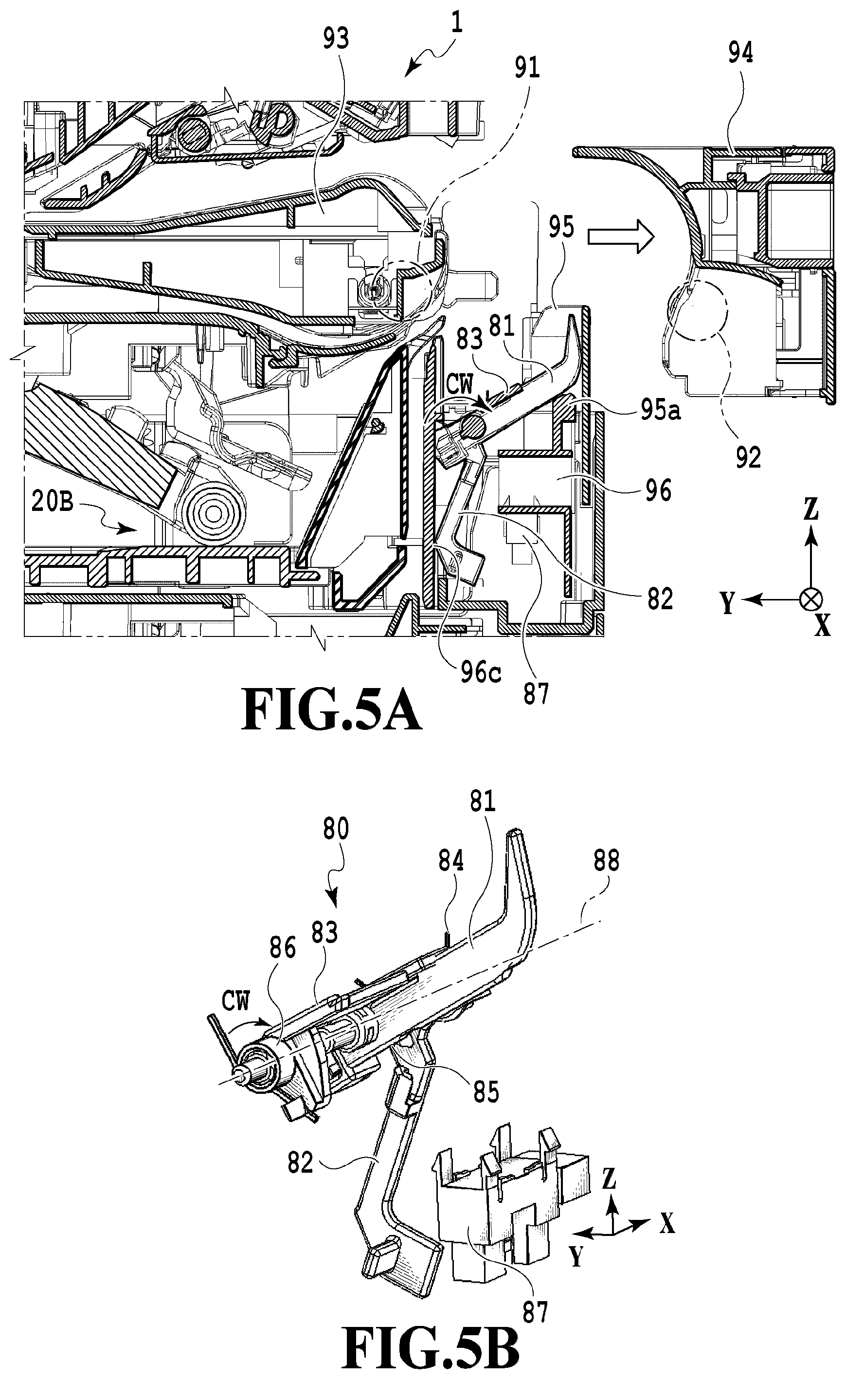Patent US12174573 Figure 5 – Conveyance apparatus and printing apparatus