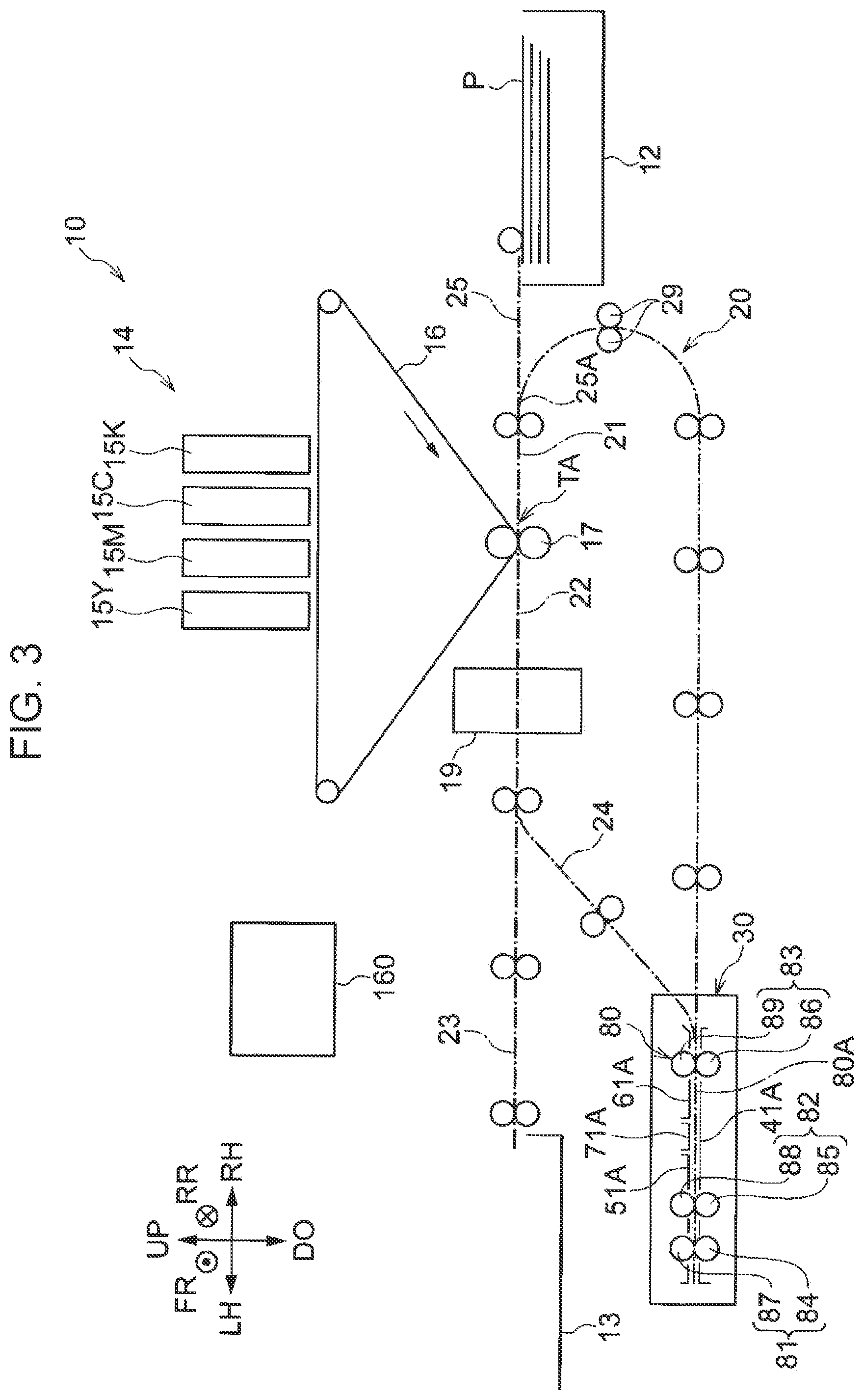 Patent US12174574 Figure 3 – Detection device and image forming apparatus
