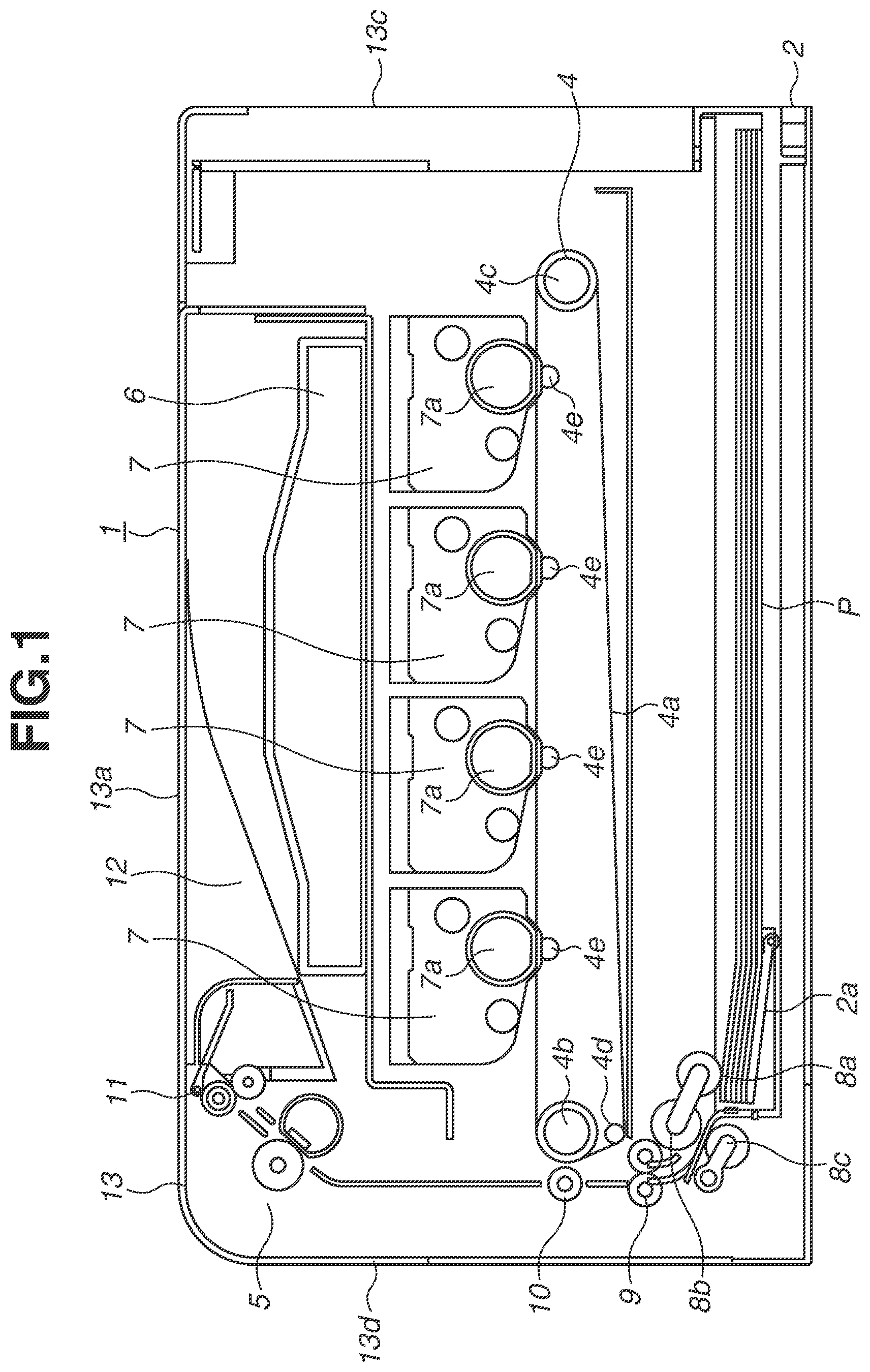Patent US12174575 Figure 1 – Image forming apparatus