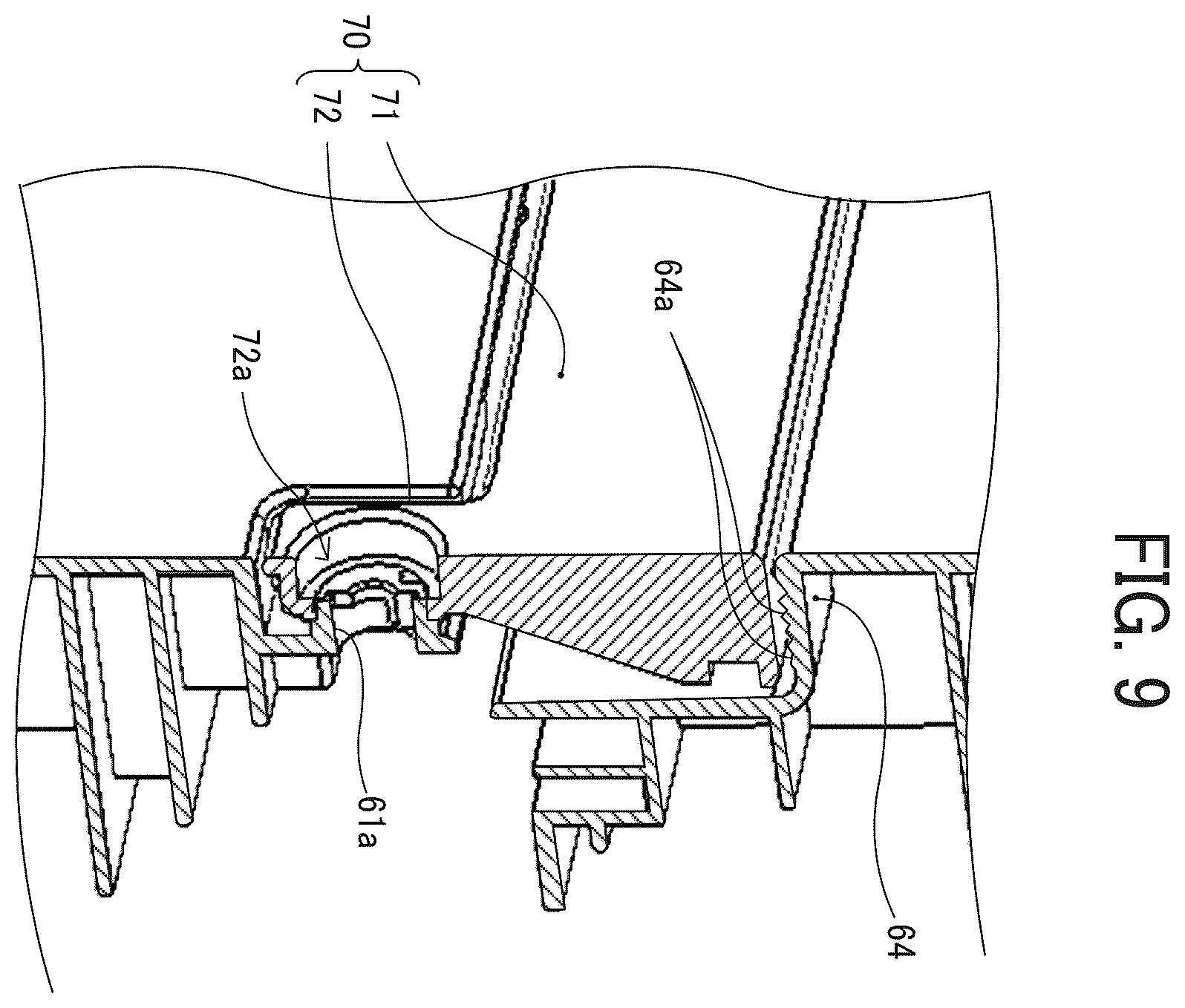 Patent US12174578 Figure 9 – Housing structure and image forming apparatus