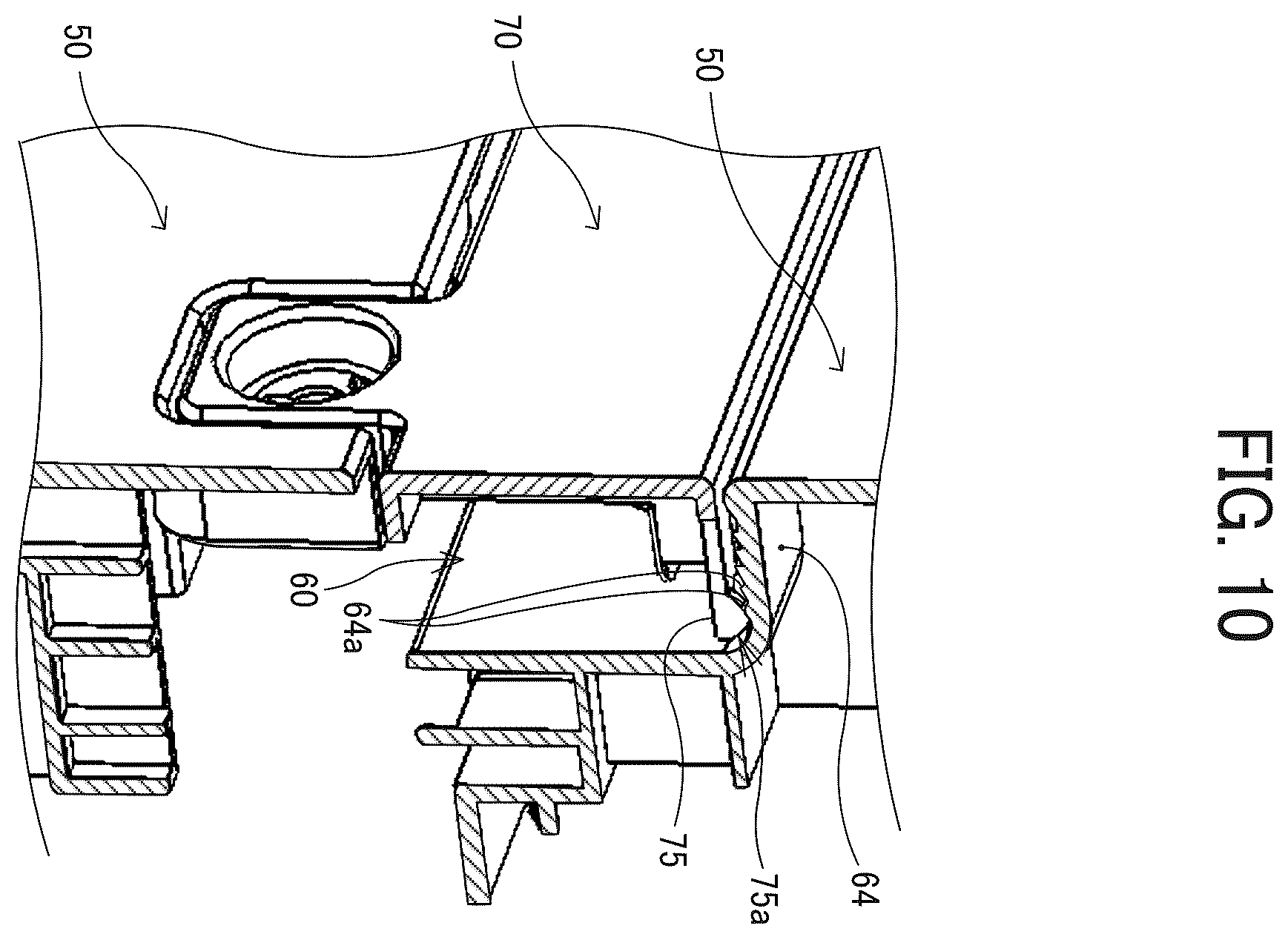 Patent US12174578 Figure 10 – Housing structure and image forming apparatus