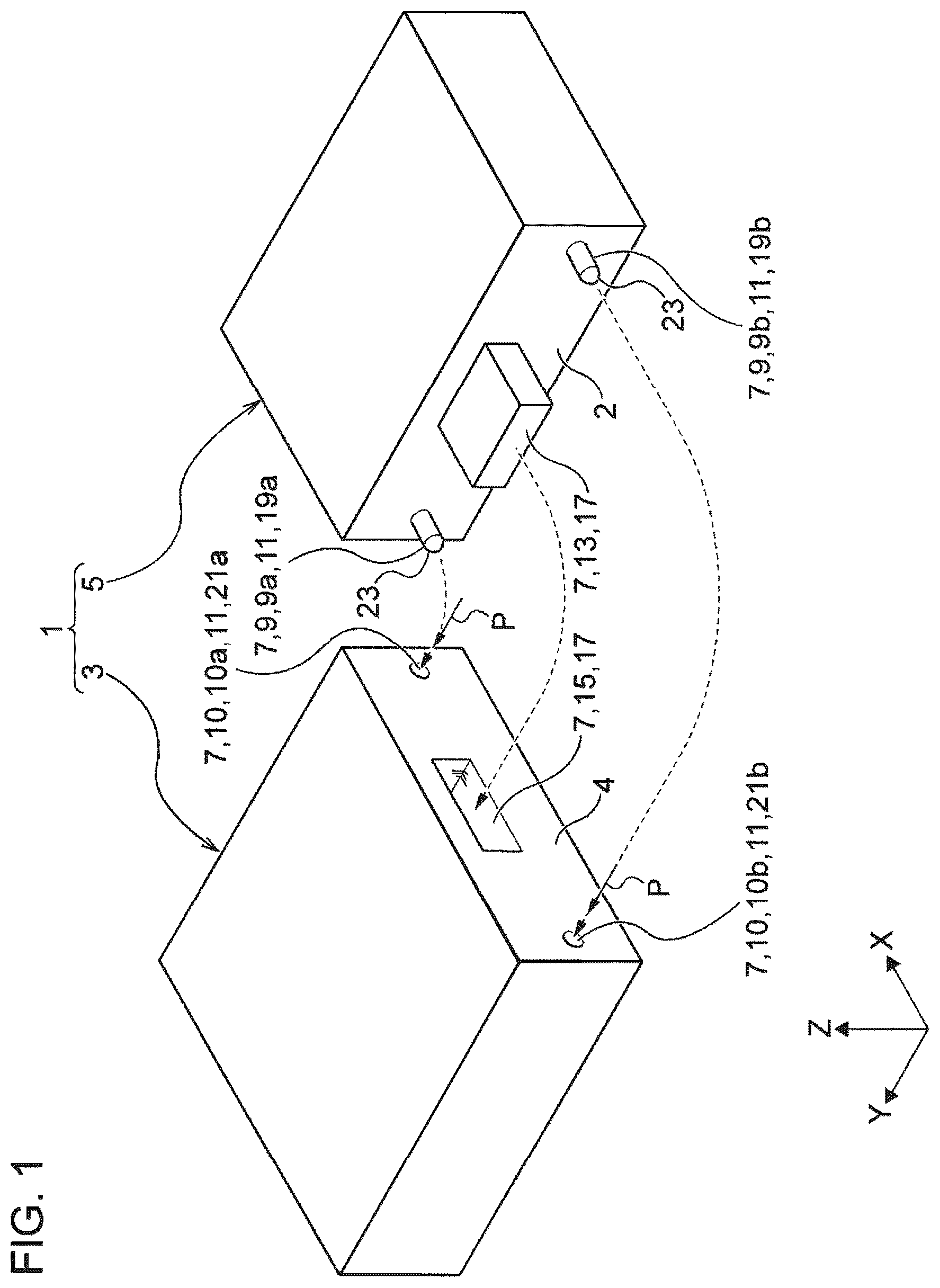 Patent US12174580 Figure 1 – Processing system and relay unit