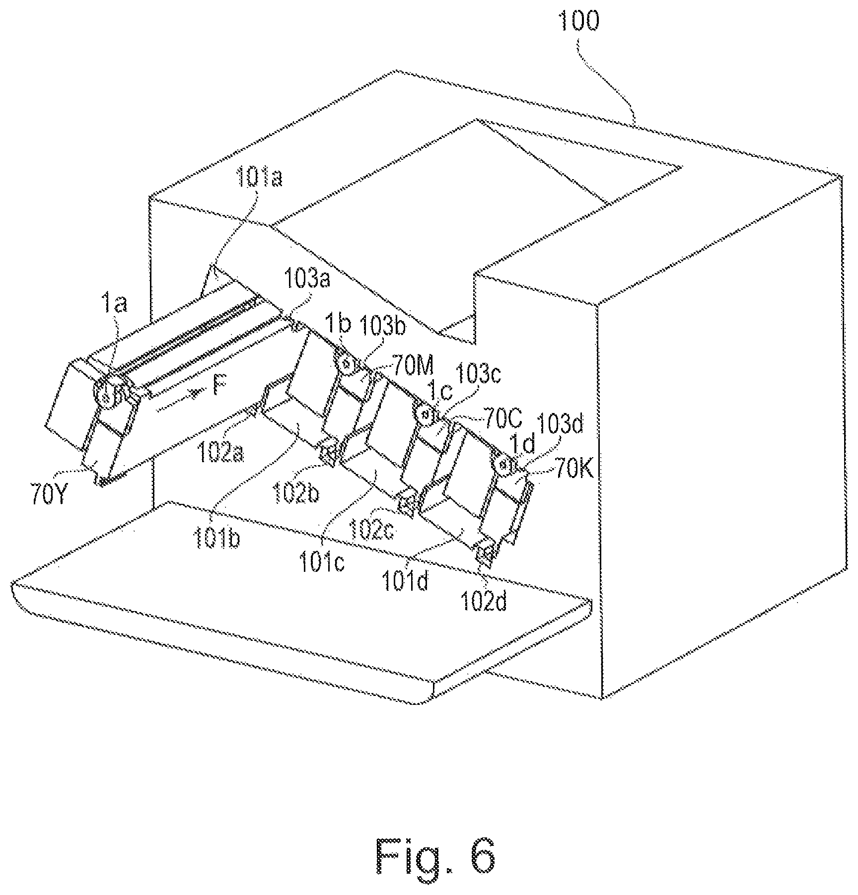 Patent US12174582 Figure 6 – Process cartridge and image forming apparatus