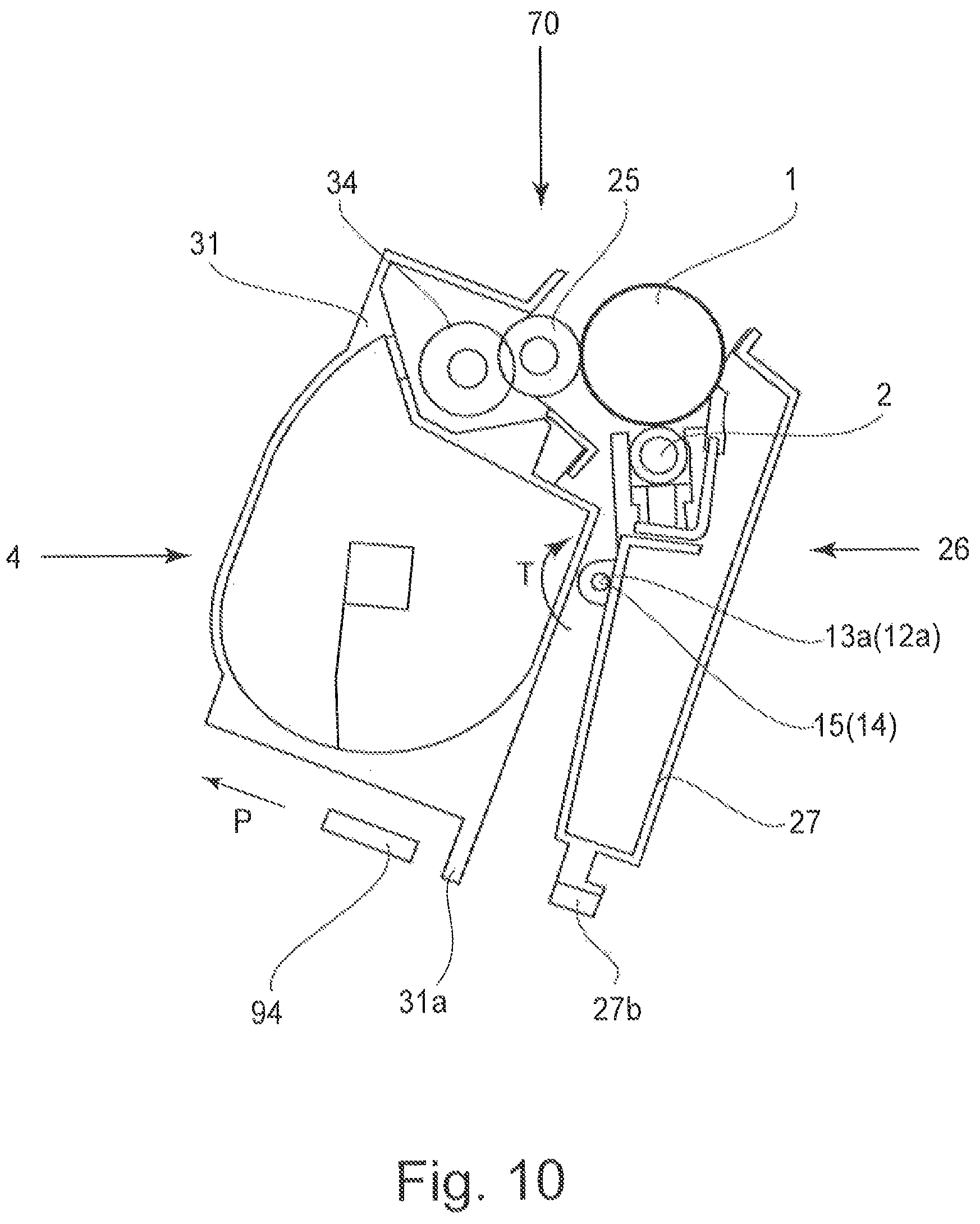 Patent US12174582 Figure 10 – Process cartridge and image forming apparatus