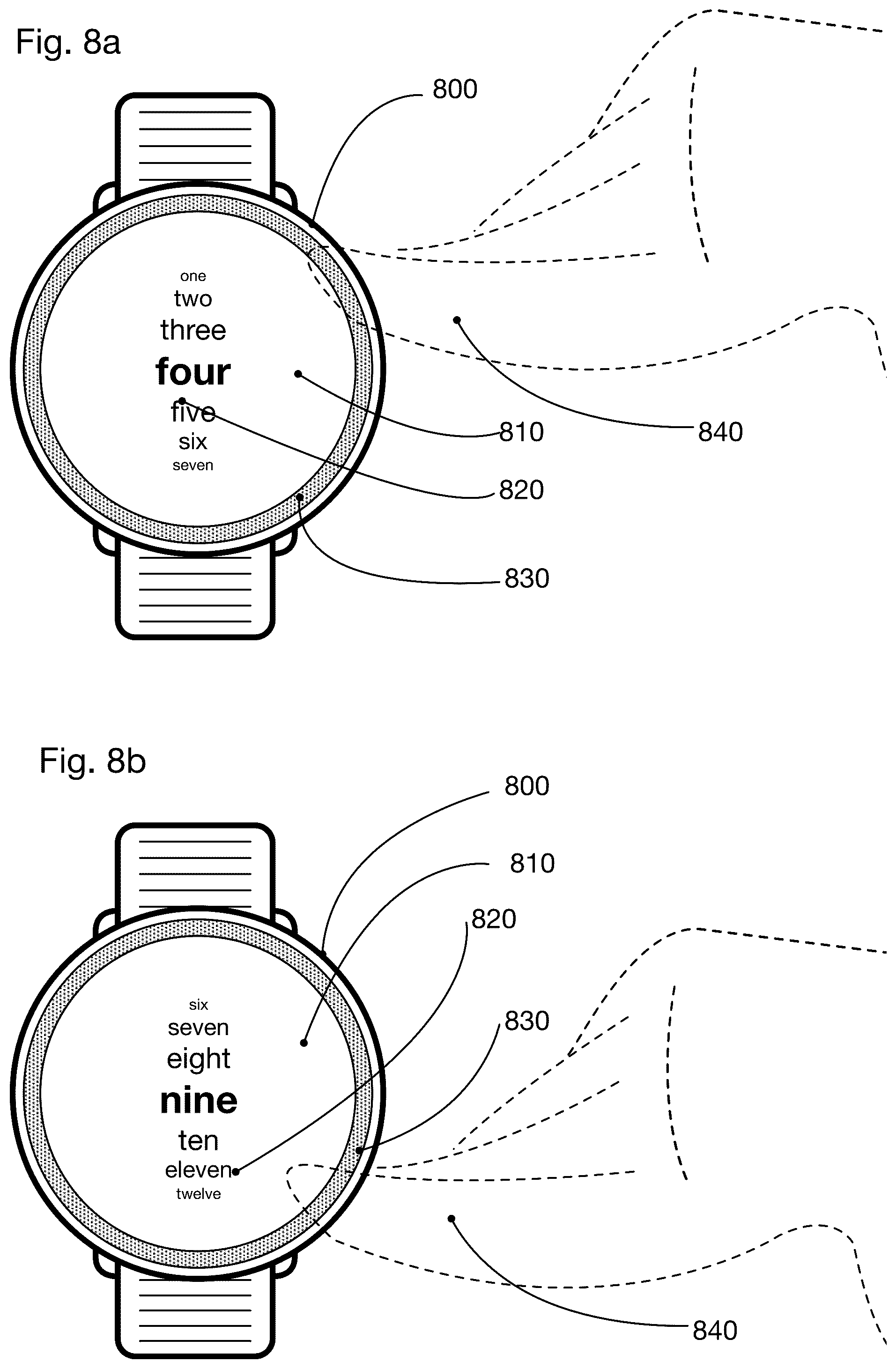 Patent US12174592 Figure 6 – Wearable smart watch with a control-ring and a user feedback mechanism