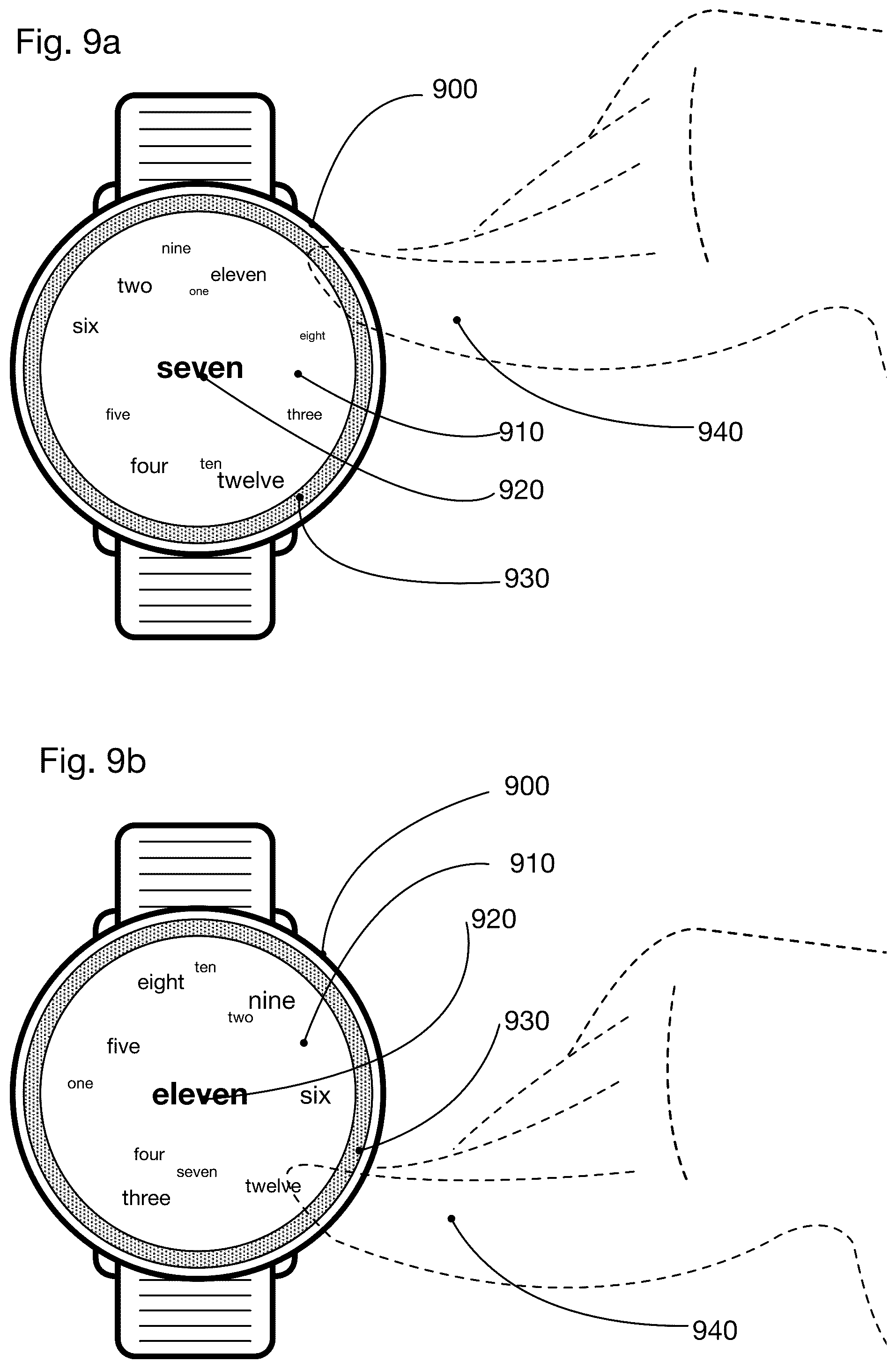 Patent US12174592 Figure 7 – Wearable smart watch with a control-ring and a user feedback mechanism